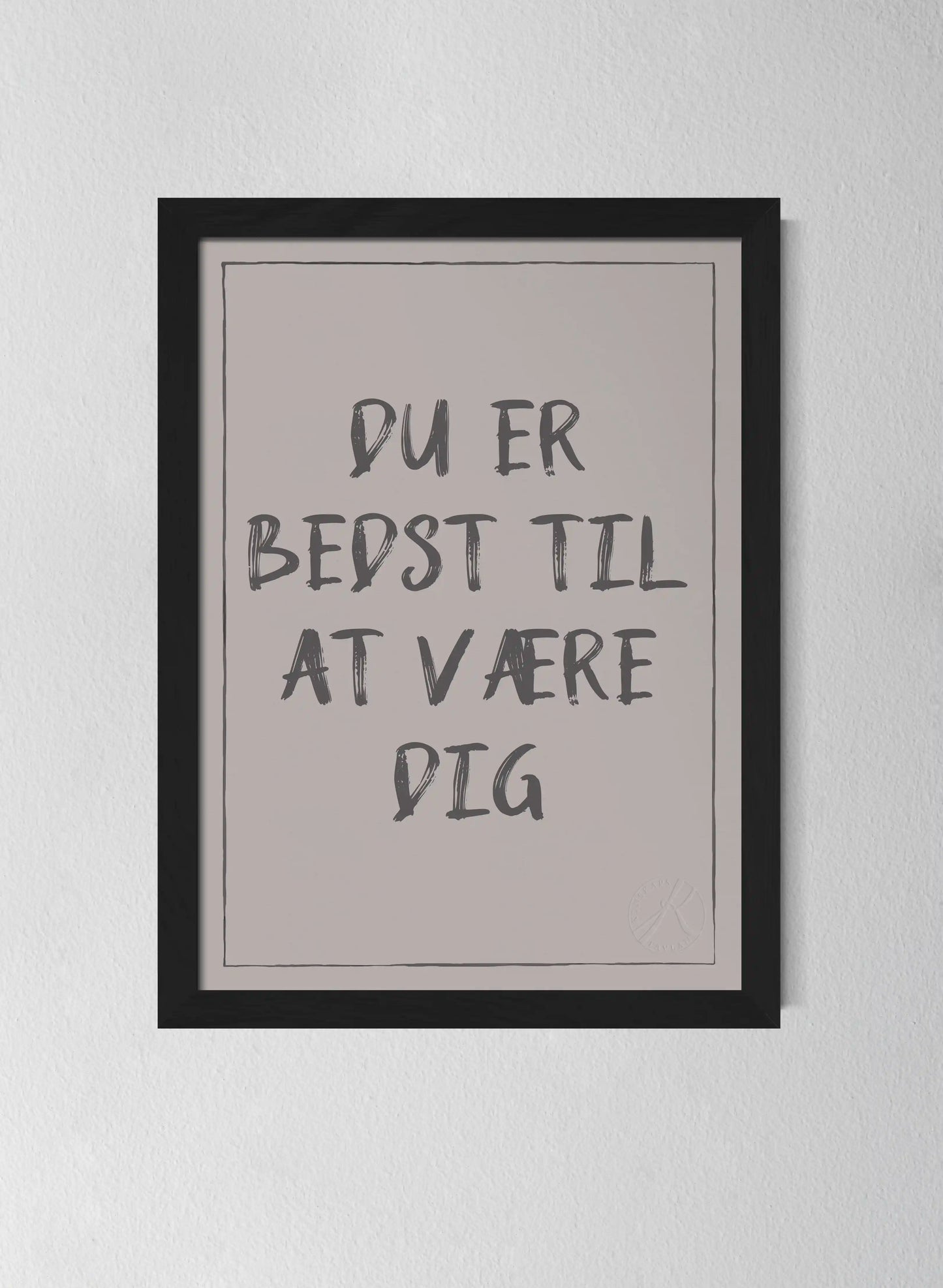 Classic Black Pinewood Frame Misty Blush