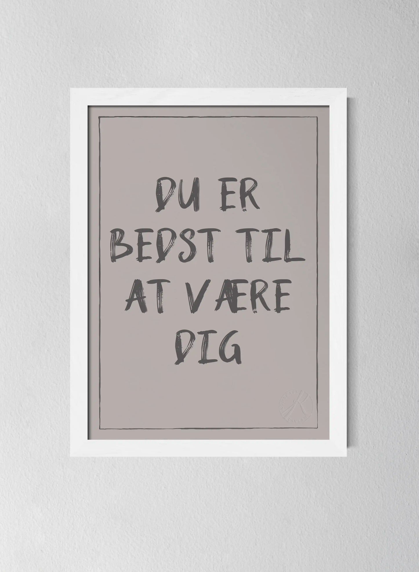 Classic White Pinewood Frame Misty Blush