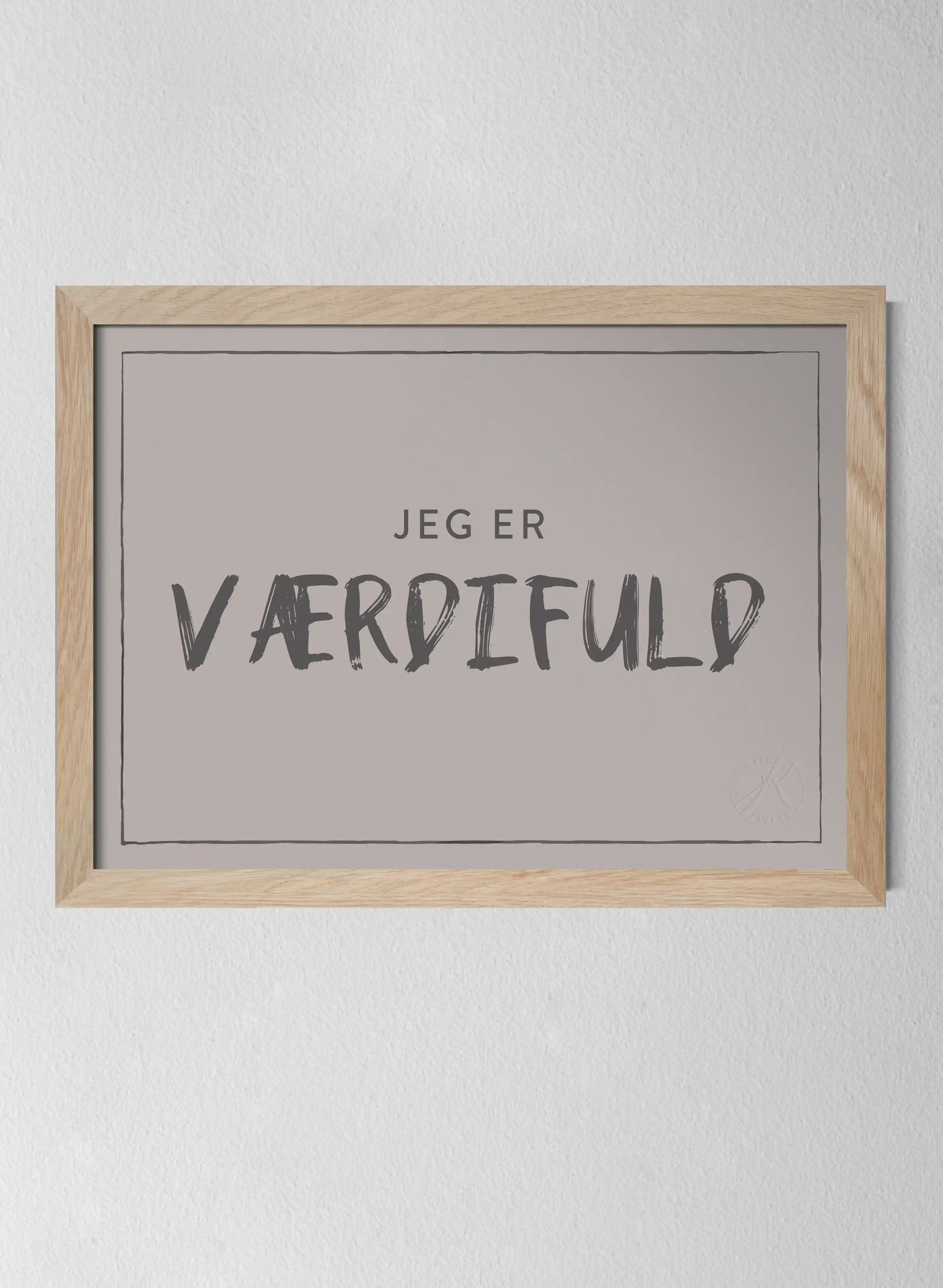 Classic Oak Frame Misty Blush