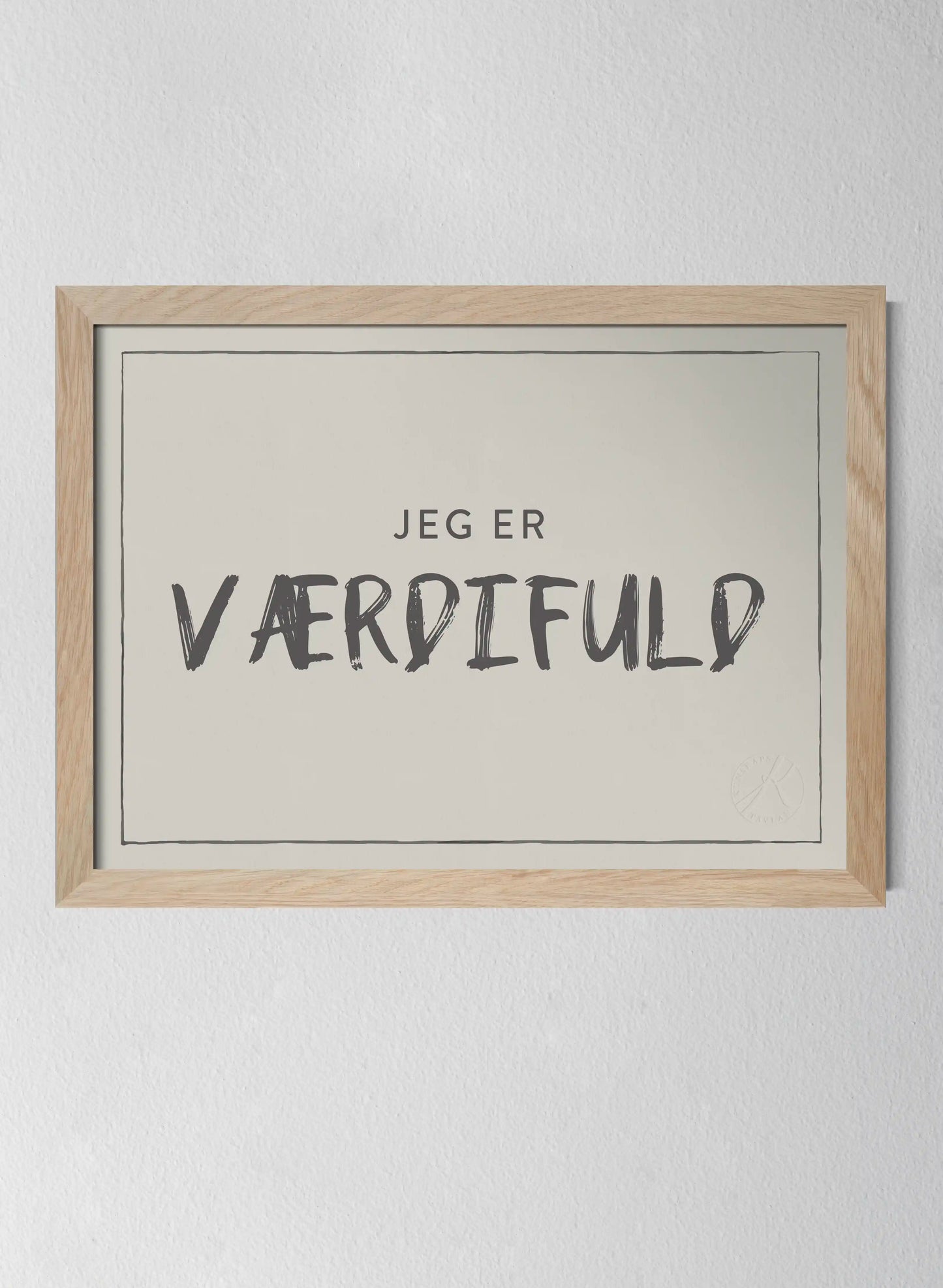 Classic Oak Frame Pearl Grey