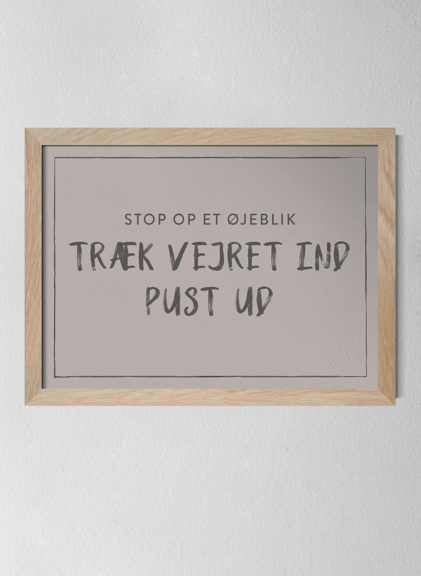 Classic Oak Frame Misty Blush
