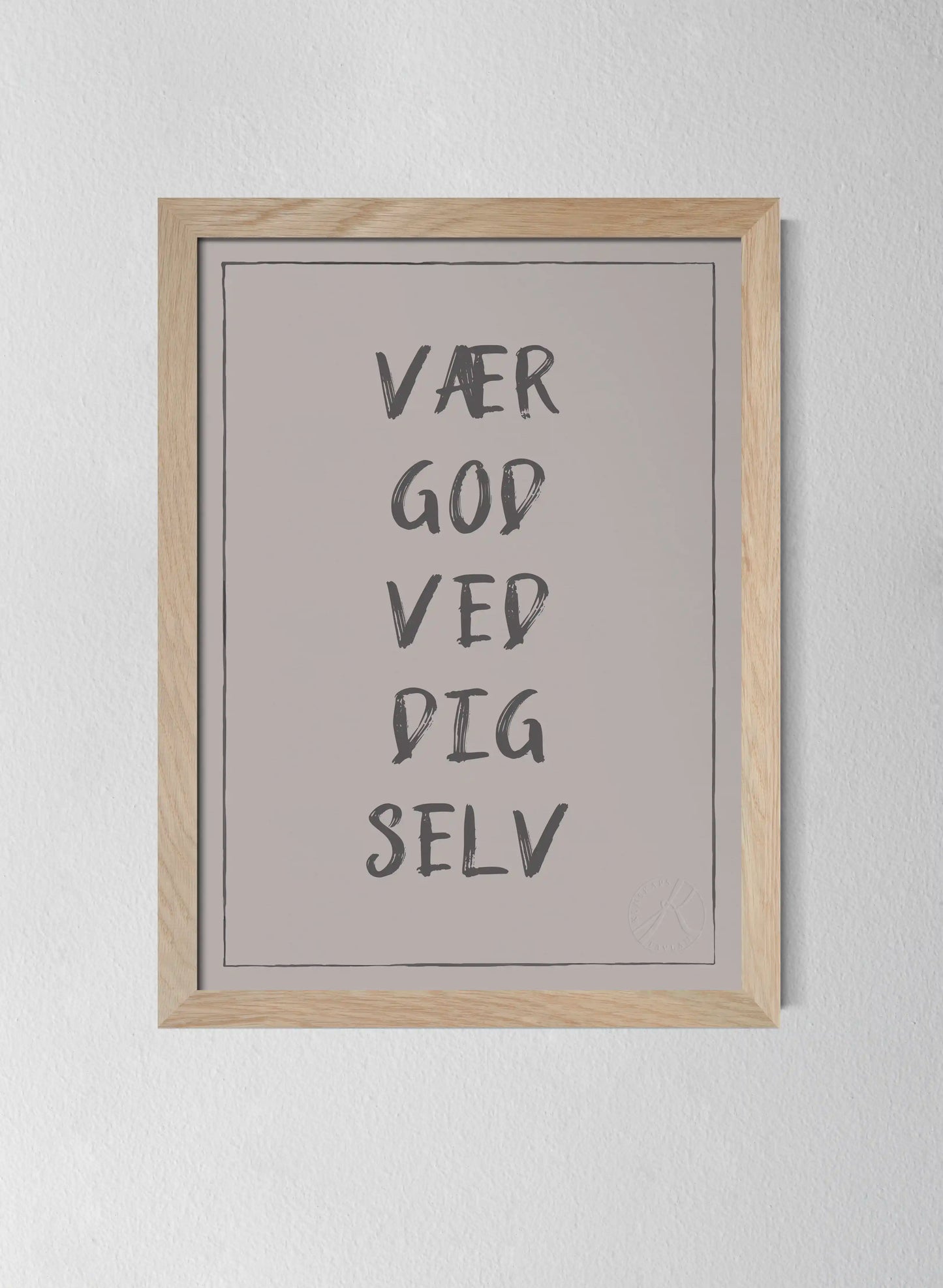 Classic Oak Frame Misty Blush