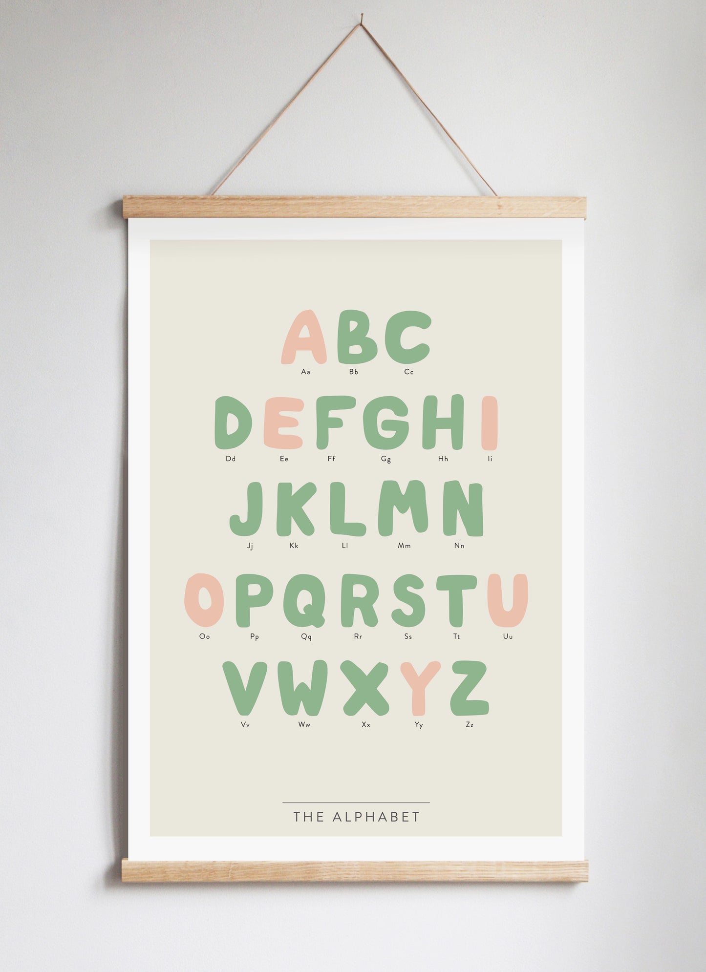 Poster Hanger in Solid Oak