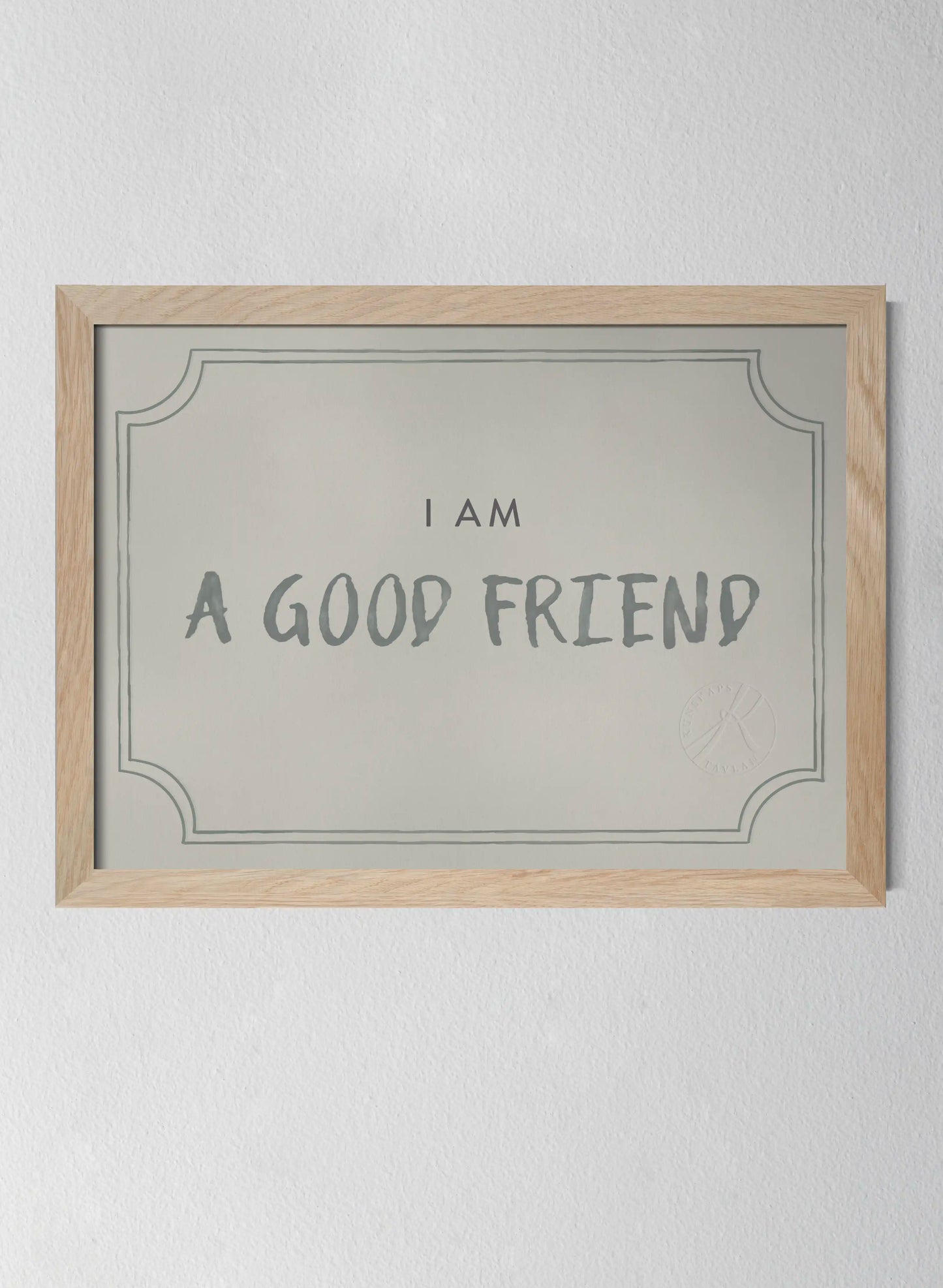 Classic Oak Frame Dusty Mint