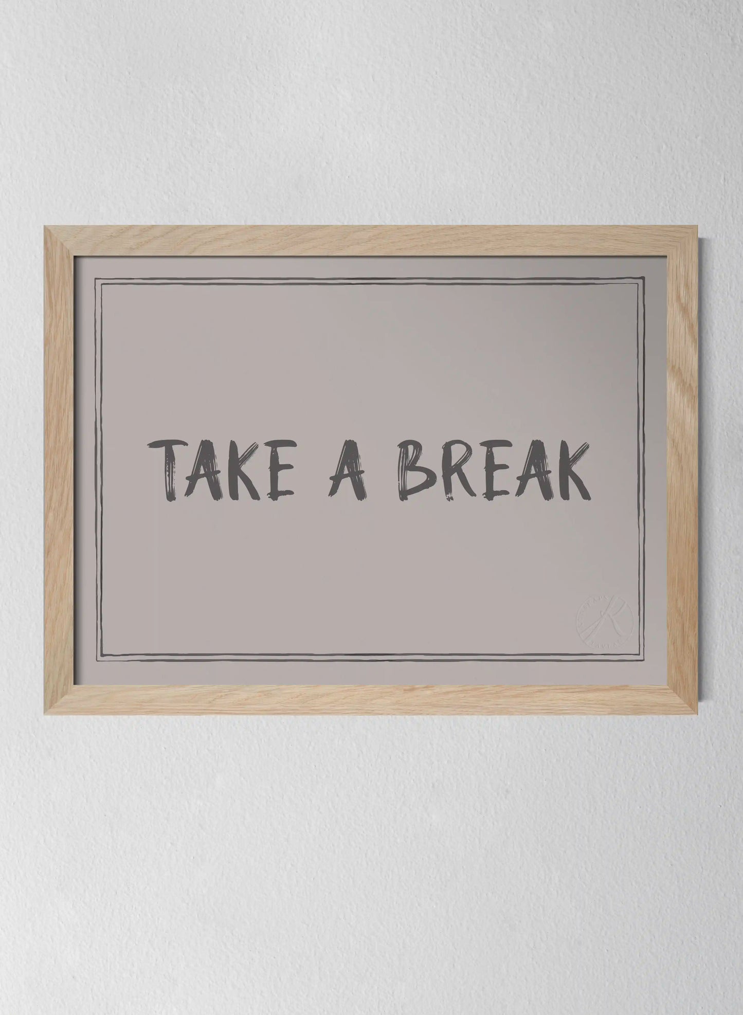 Classic Oak Frame Misty Blush