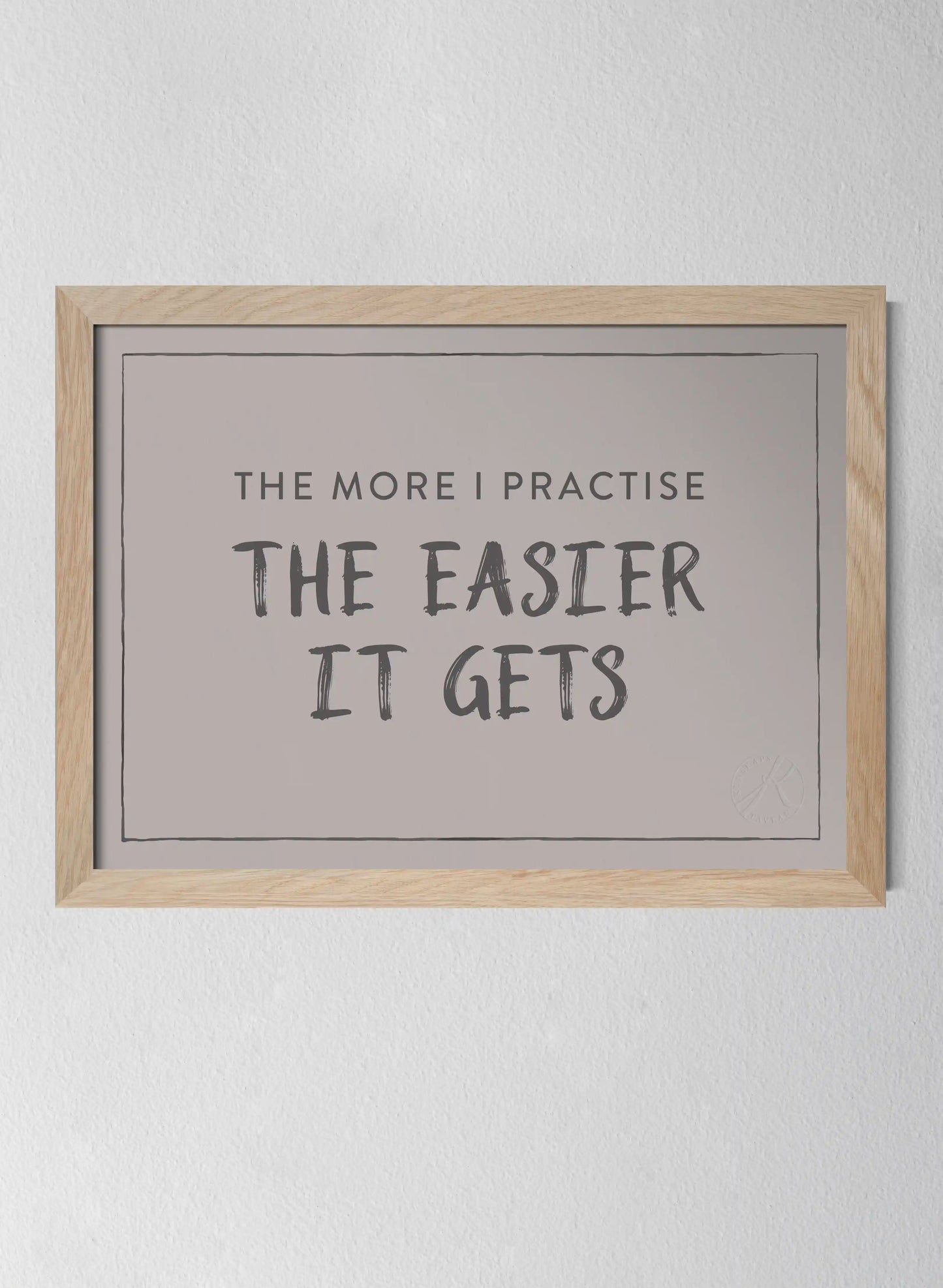 Classic Oak Frame Misty Blush