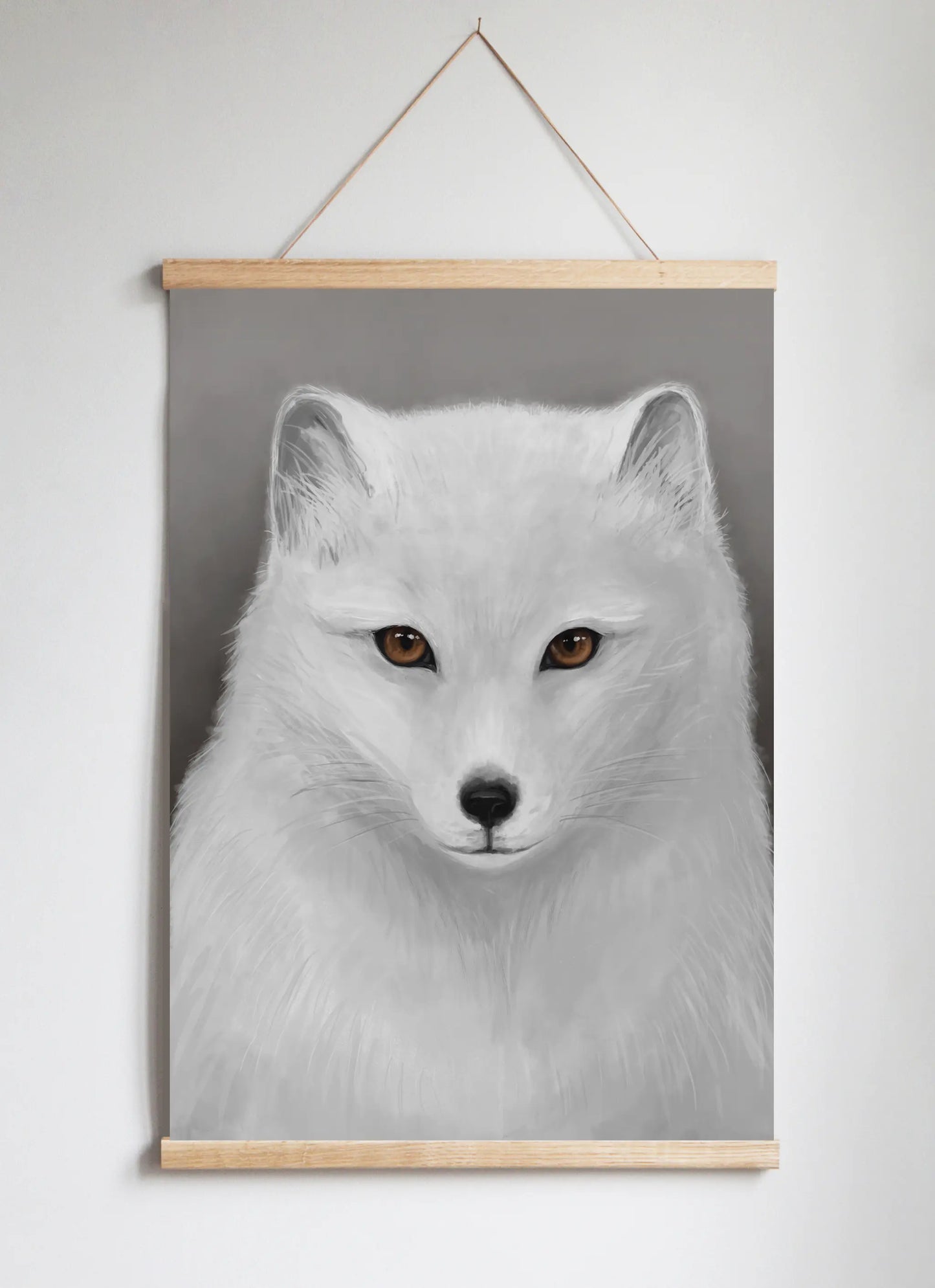 Poster Hanger in Solid Oak