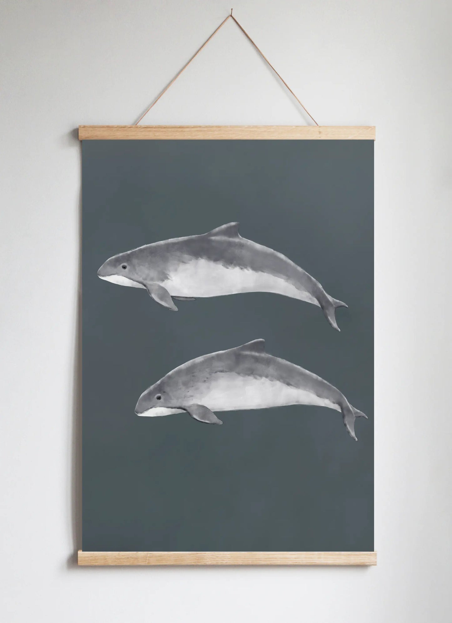 Poster Hanger in Solid Oak
