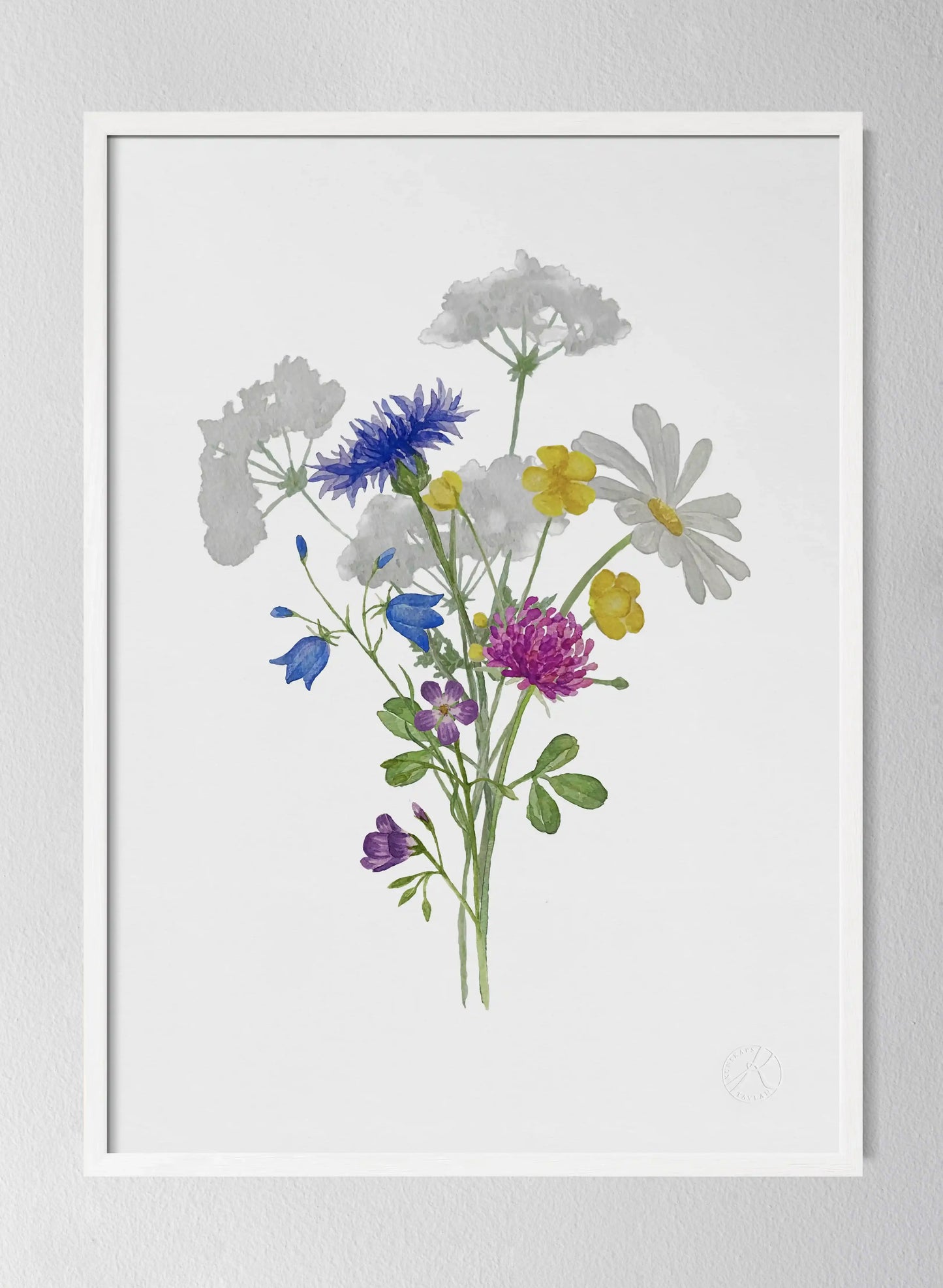 Classic White Pinewood Frame