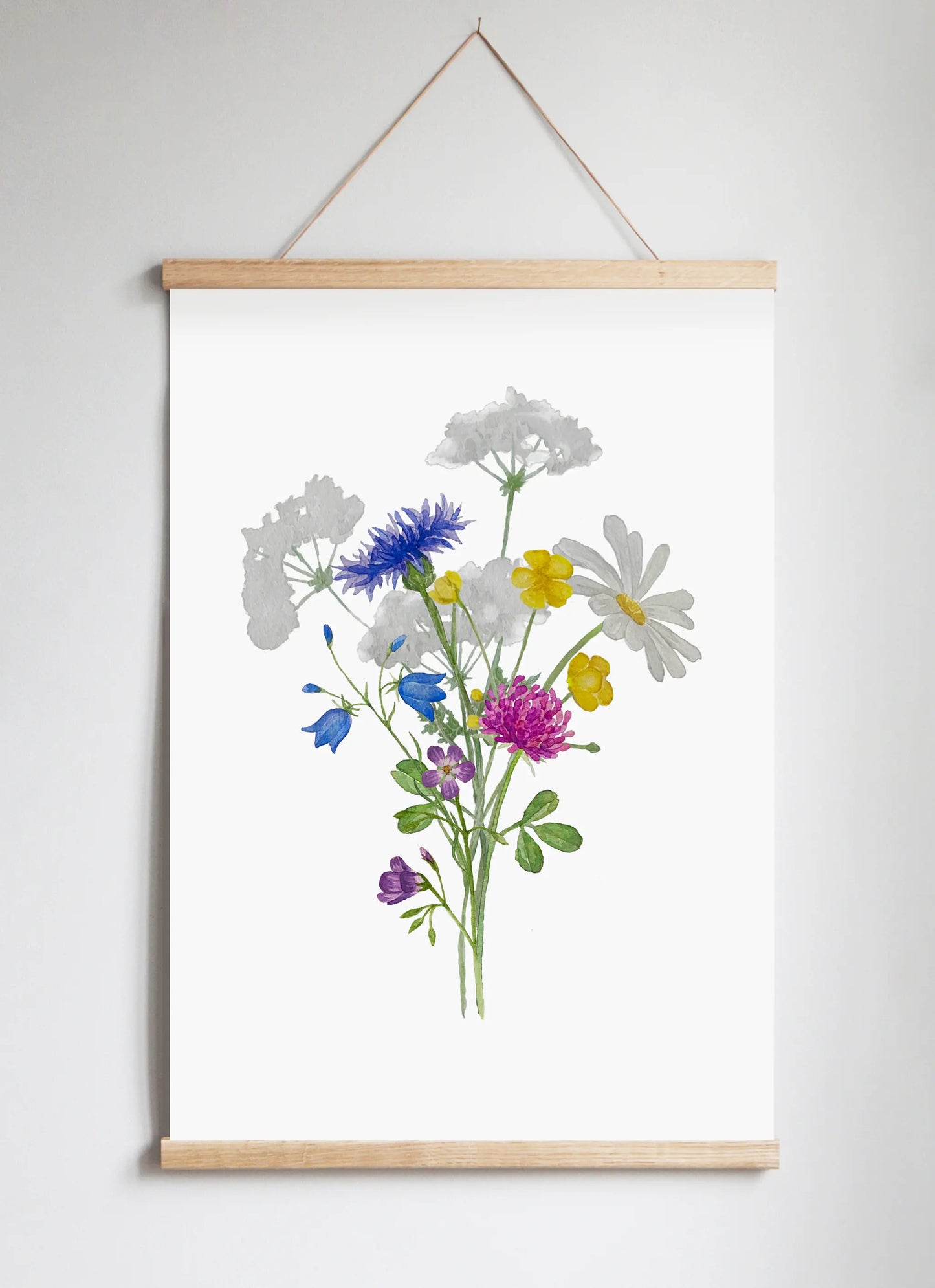 Poster Hanger in Solid Oak