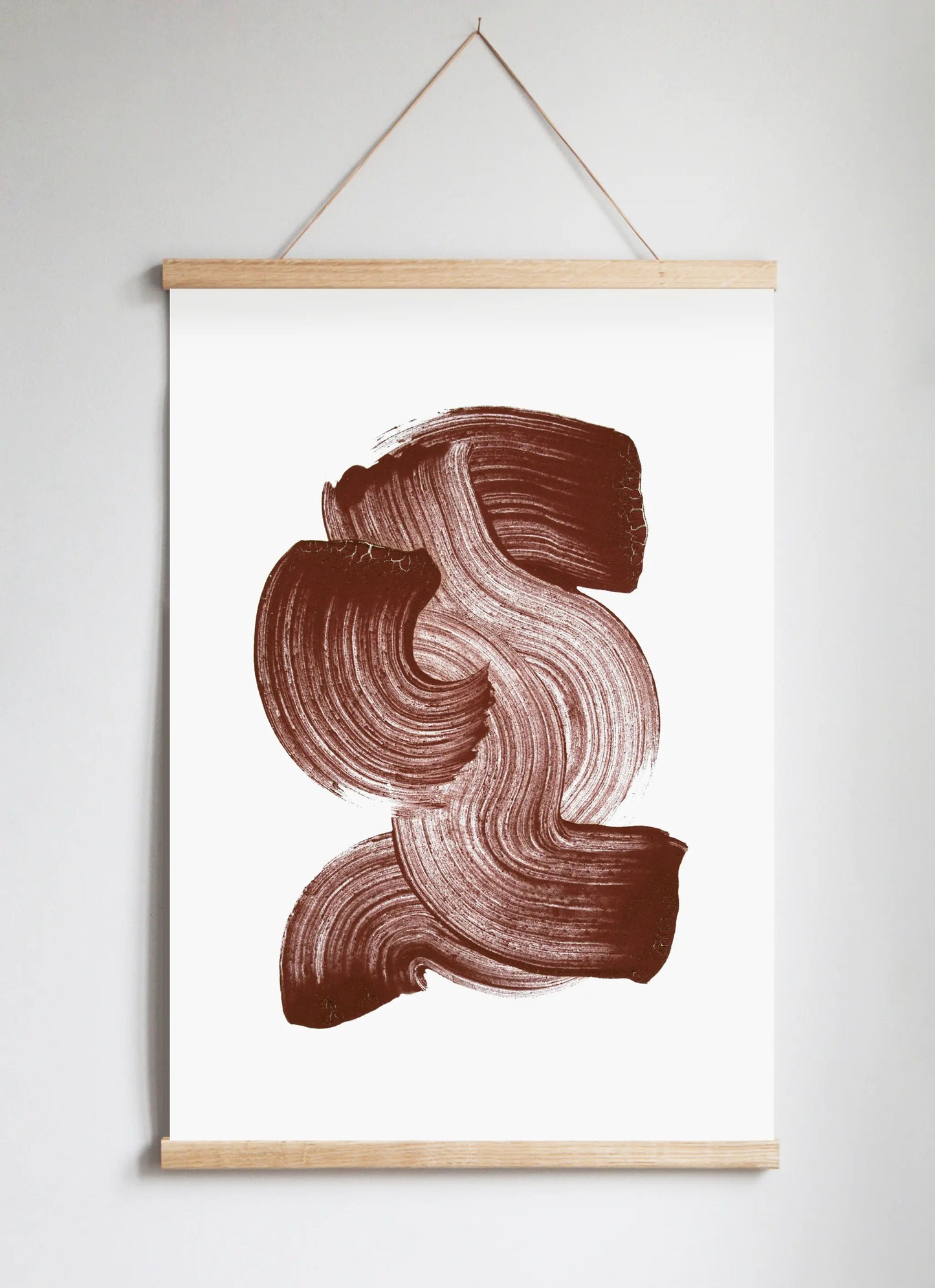 Poster Hanger in Solid Oak