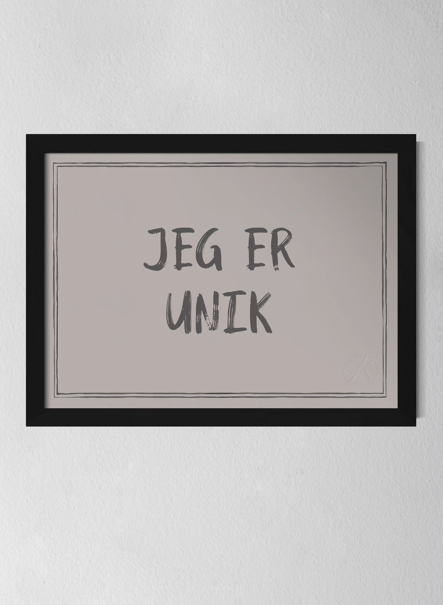 Classic Black Pinewood Frame Misty Blush