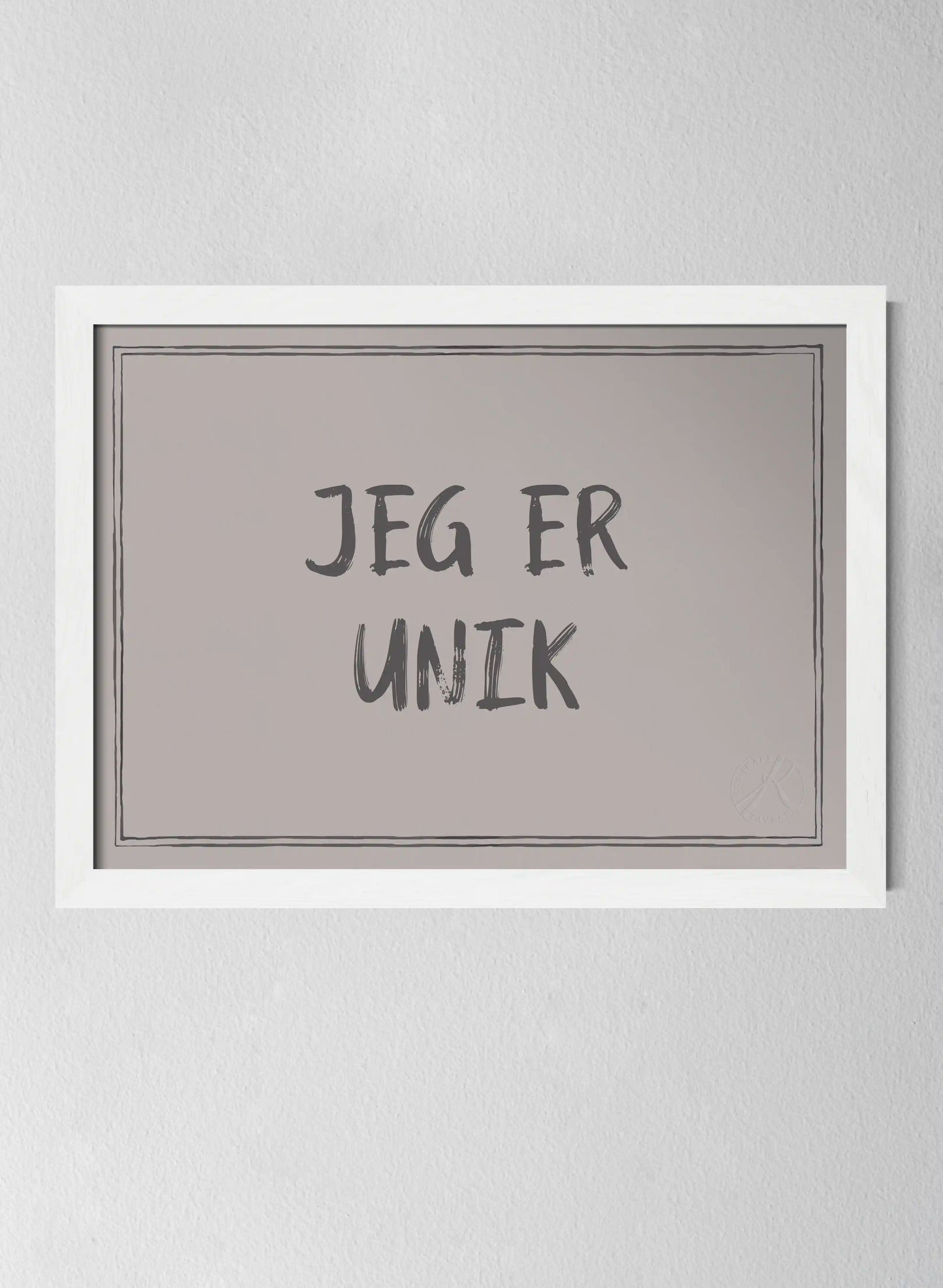 Classic White Pinewood Frame Misty Blush