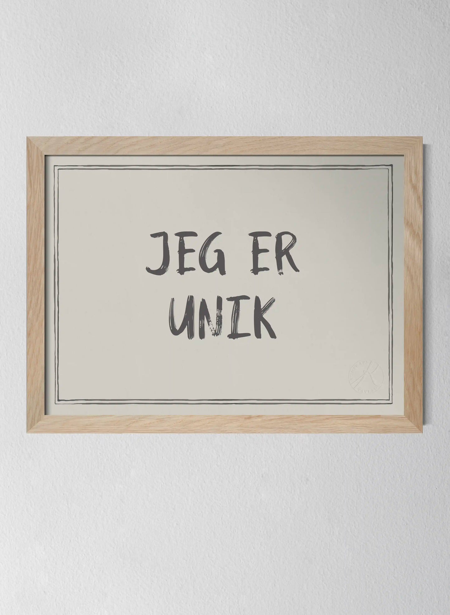 Classic Oak Frame Pearl Grey