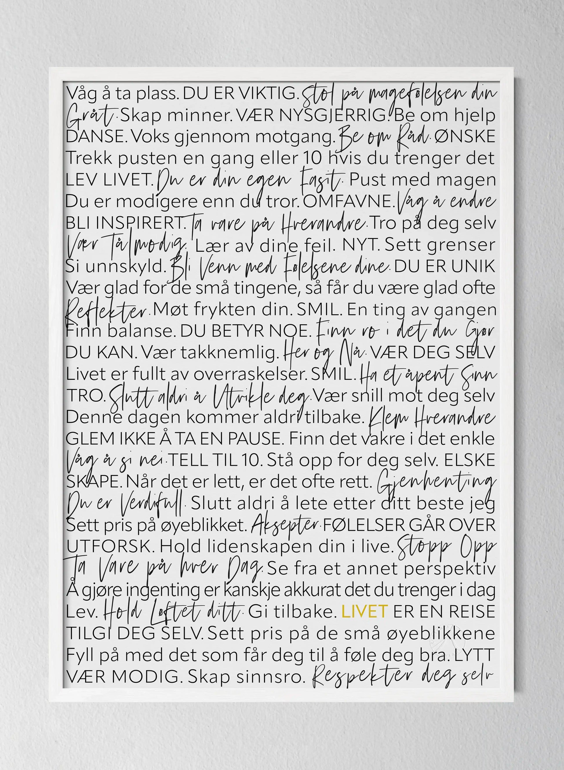 Classic White Pinewood Frame