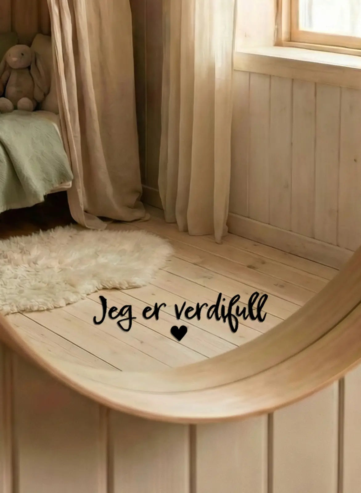 Klistremerke - Jeg er verdifull