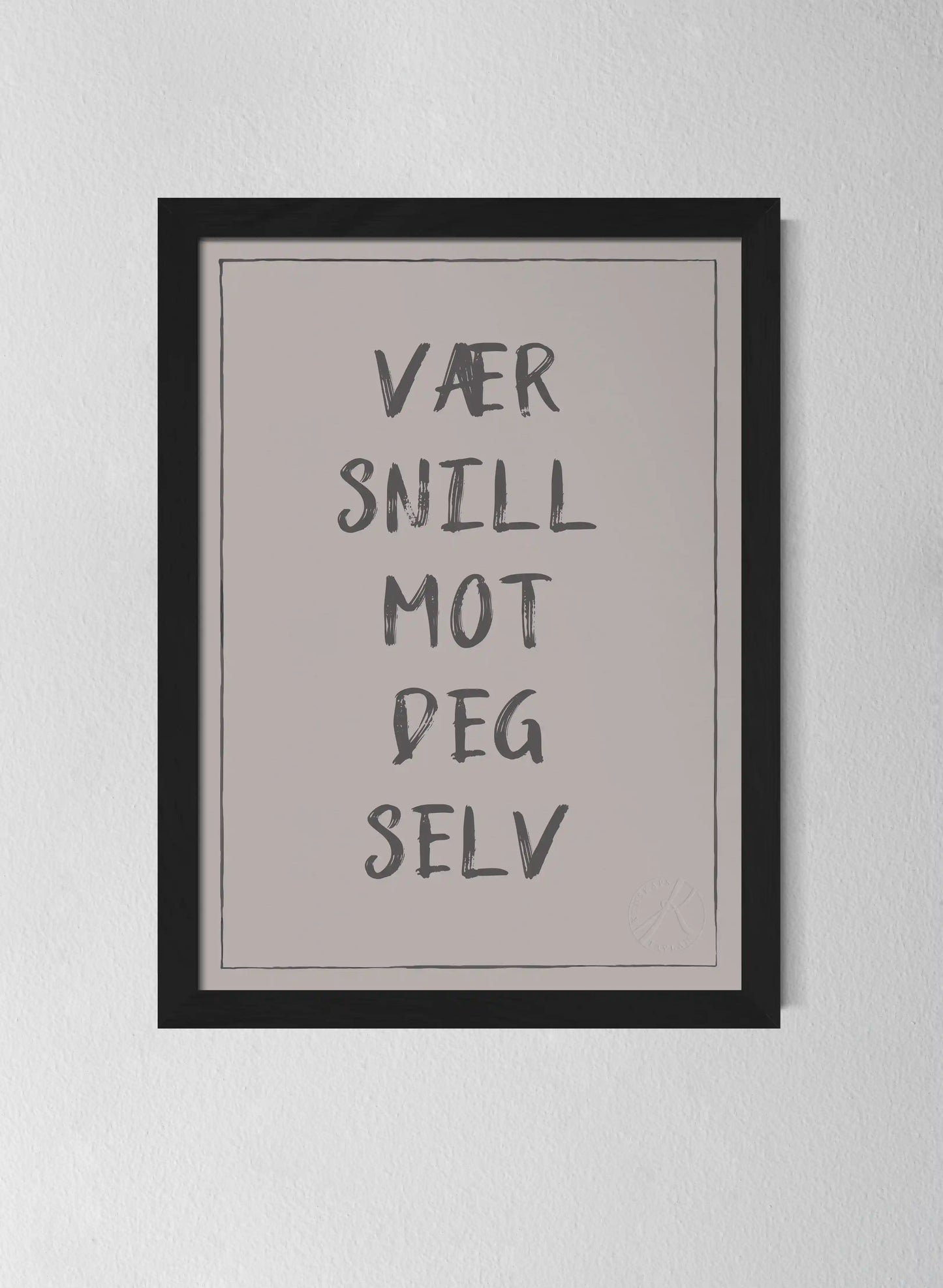 Classic Black Pinewood Frame Misty Blush