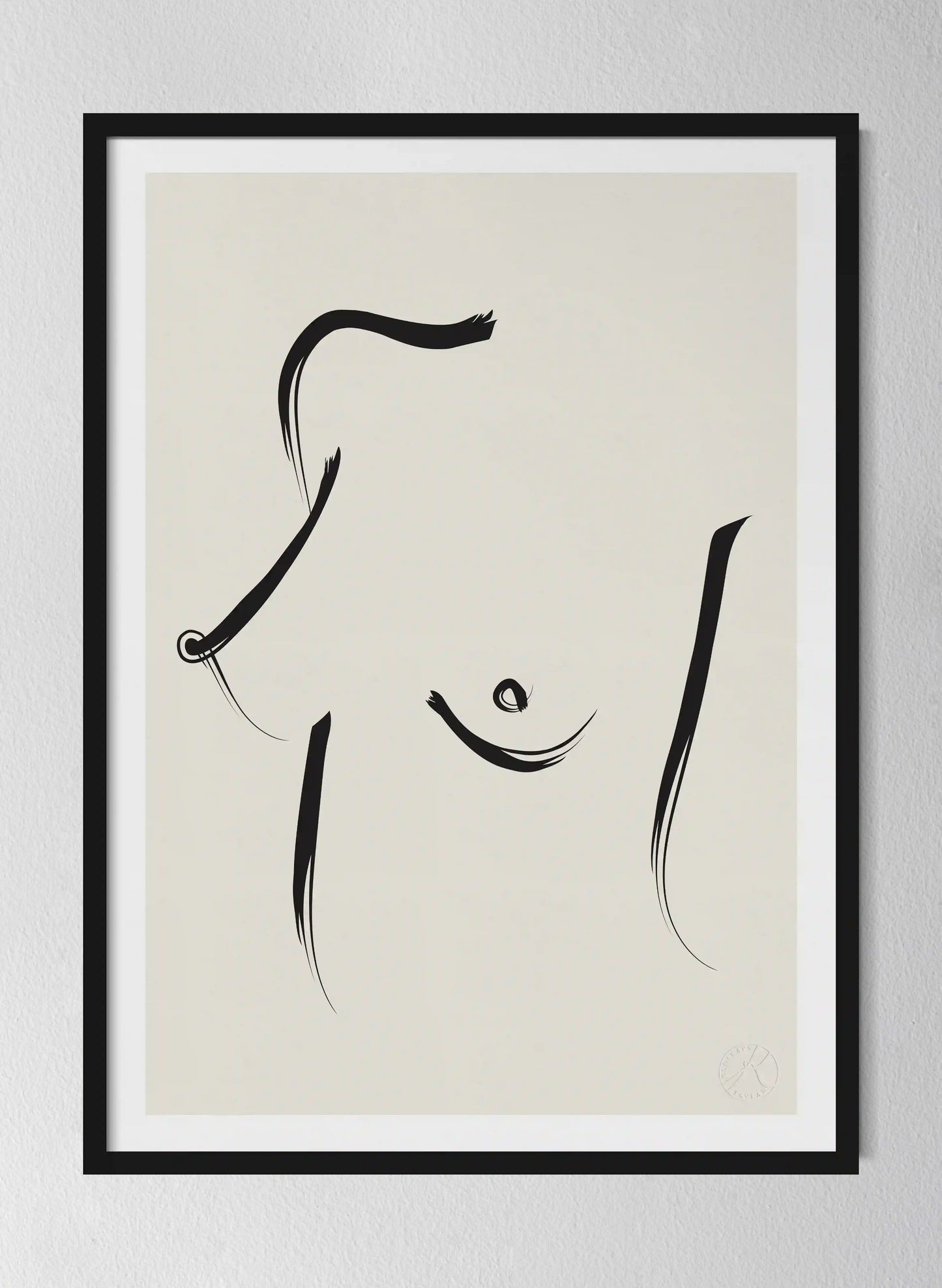 Classic Black Pinewood Frame