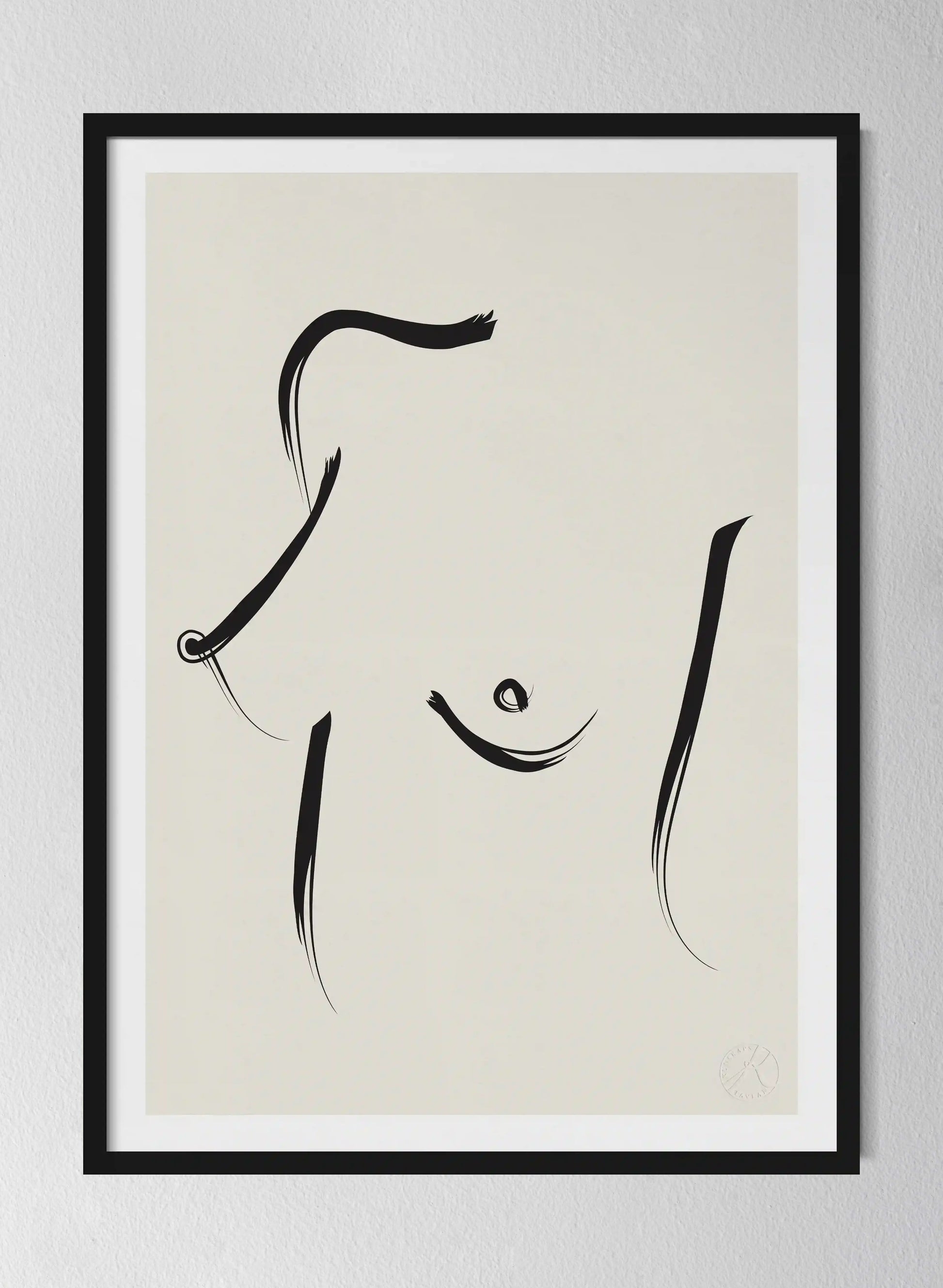 Classic Black Pinewood Frame