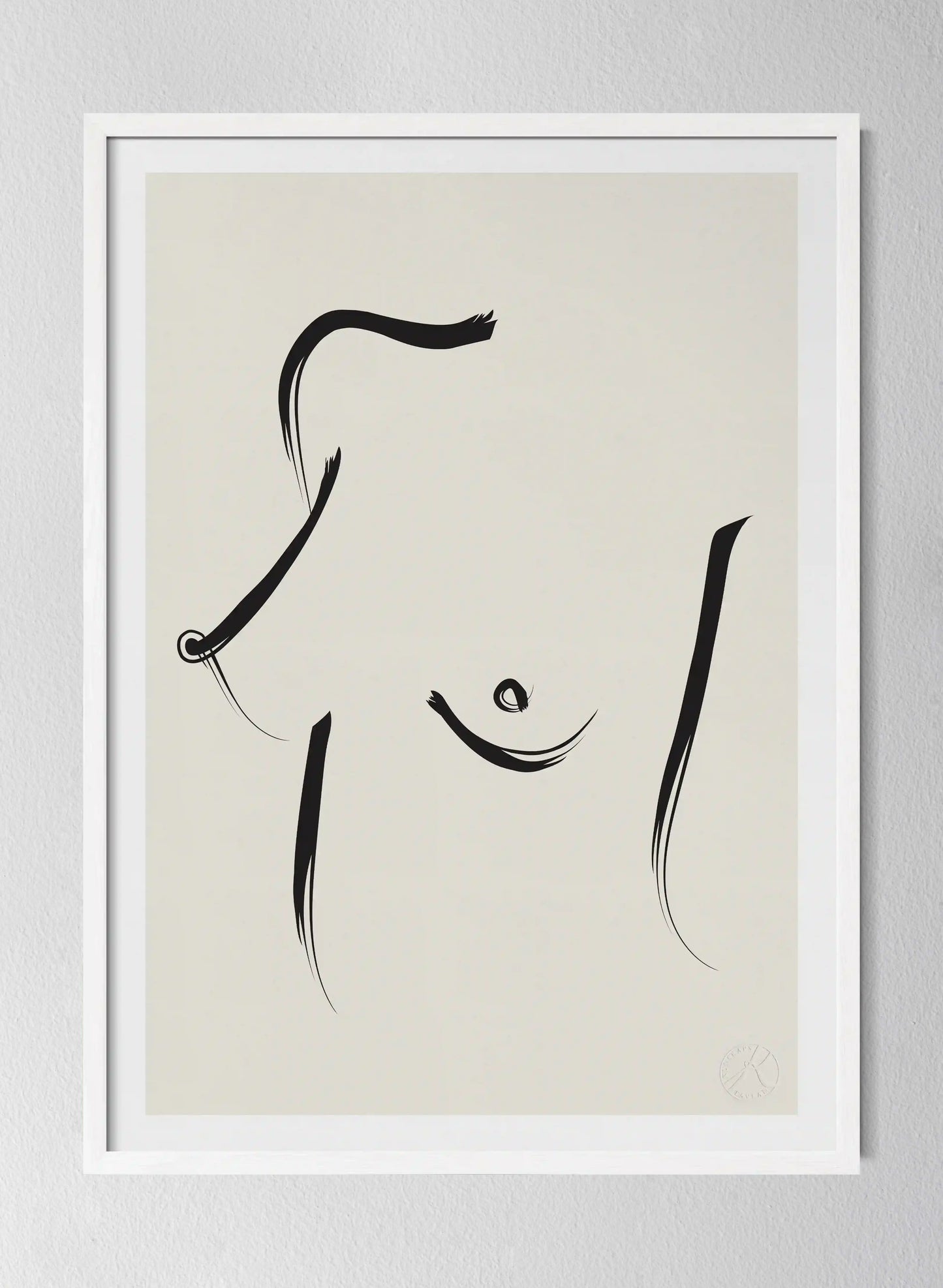 Classic White Pinewood Frame