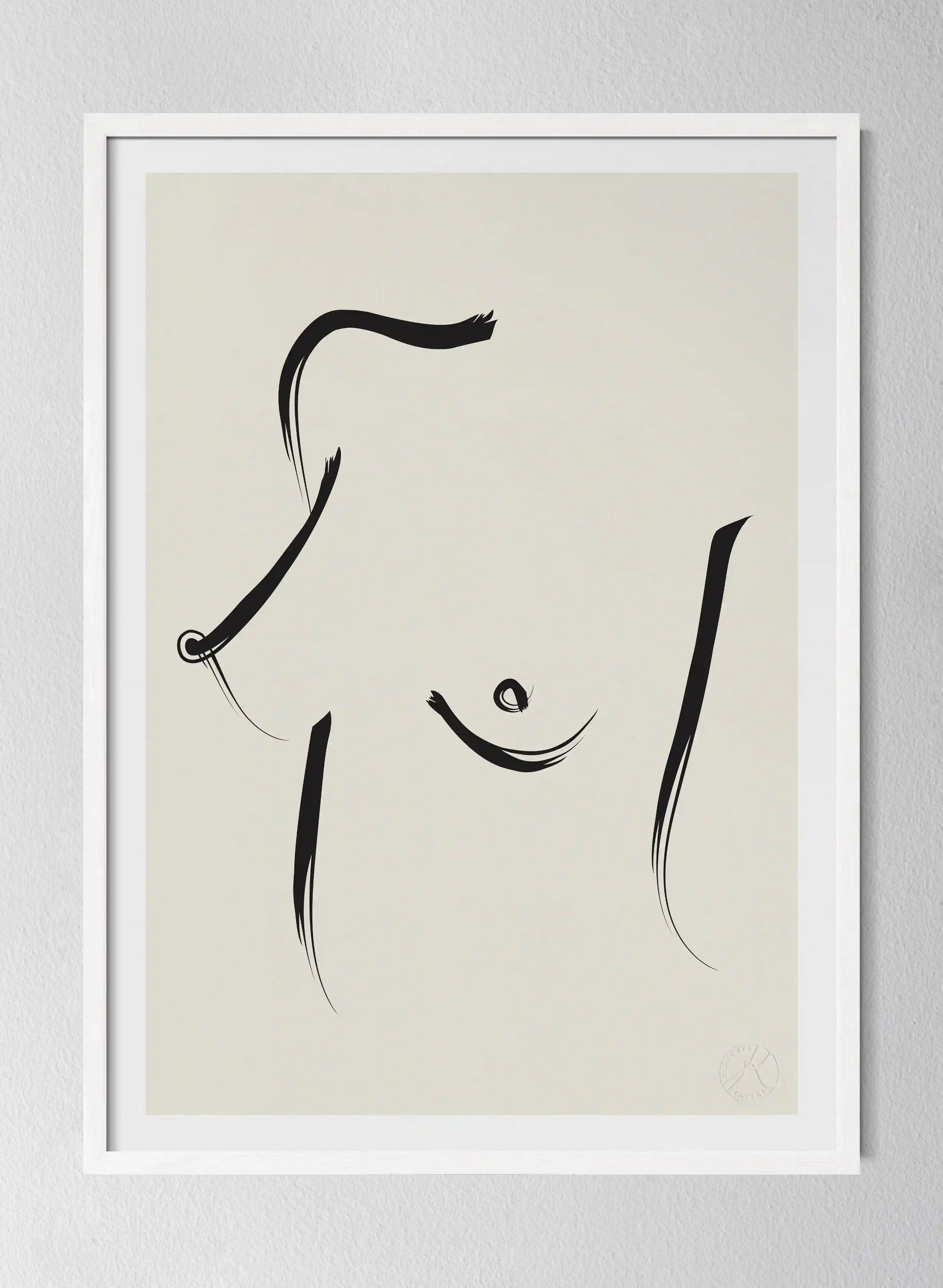 Classic White Pinewood Frame