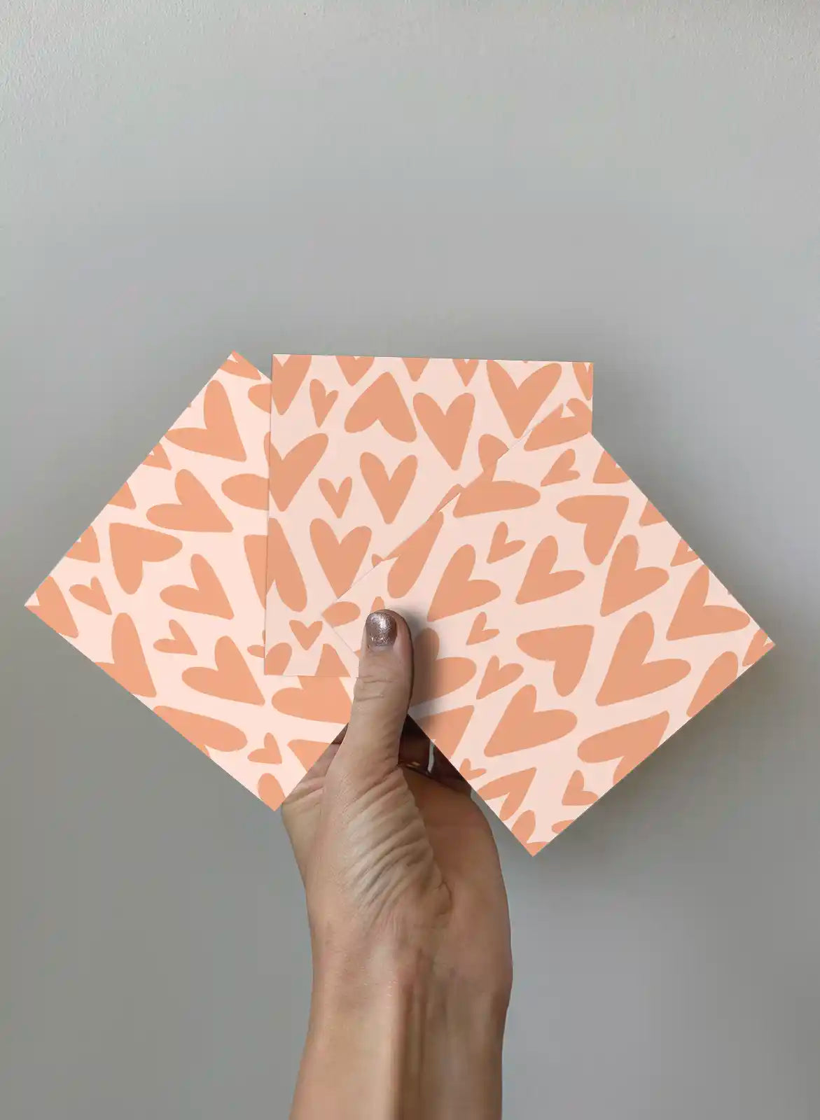 Pink Hearts, 3-pack