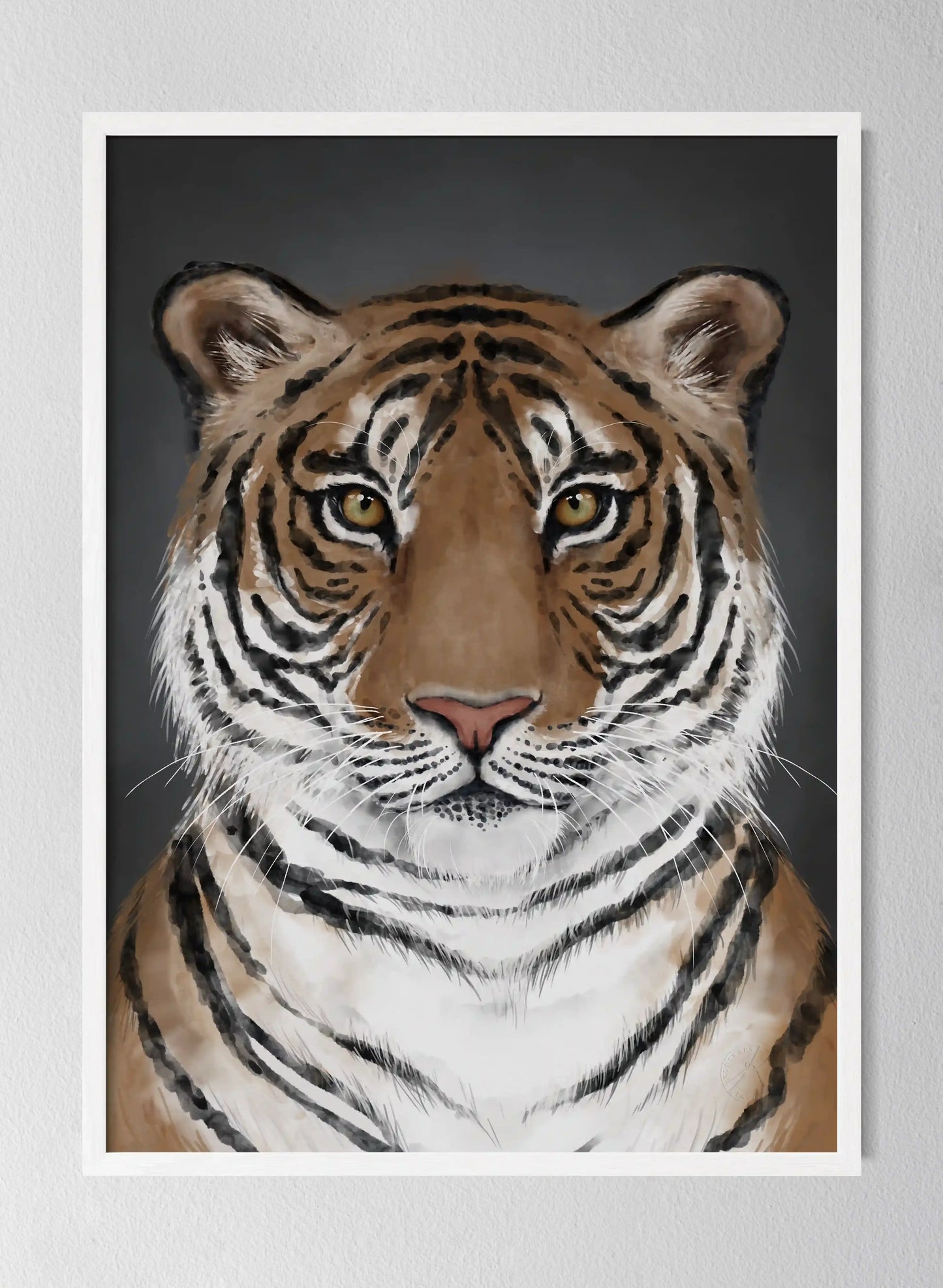 Classic White Pinewood Frame