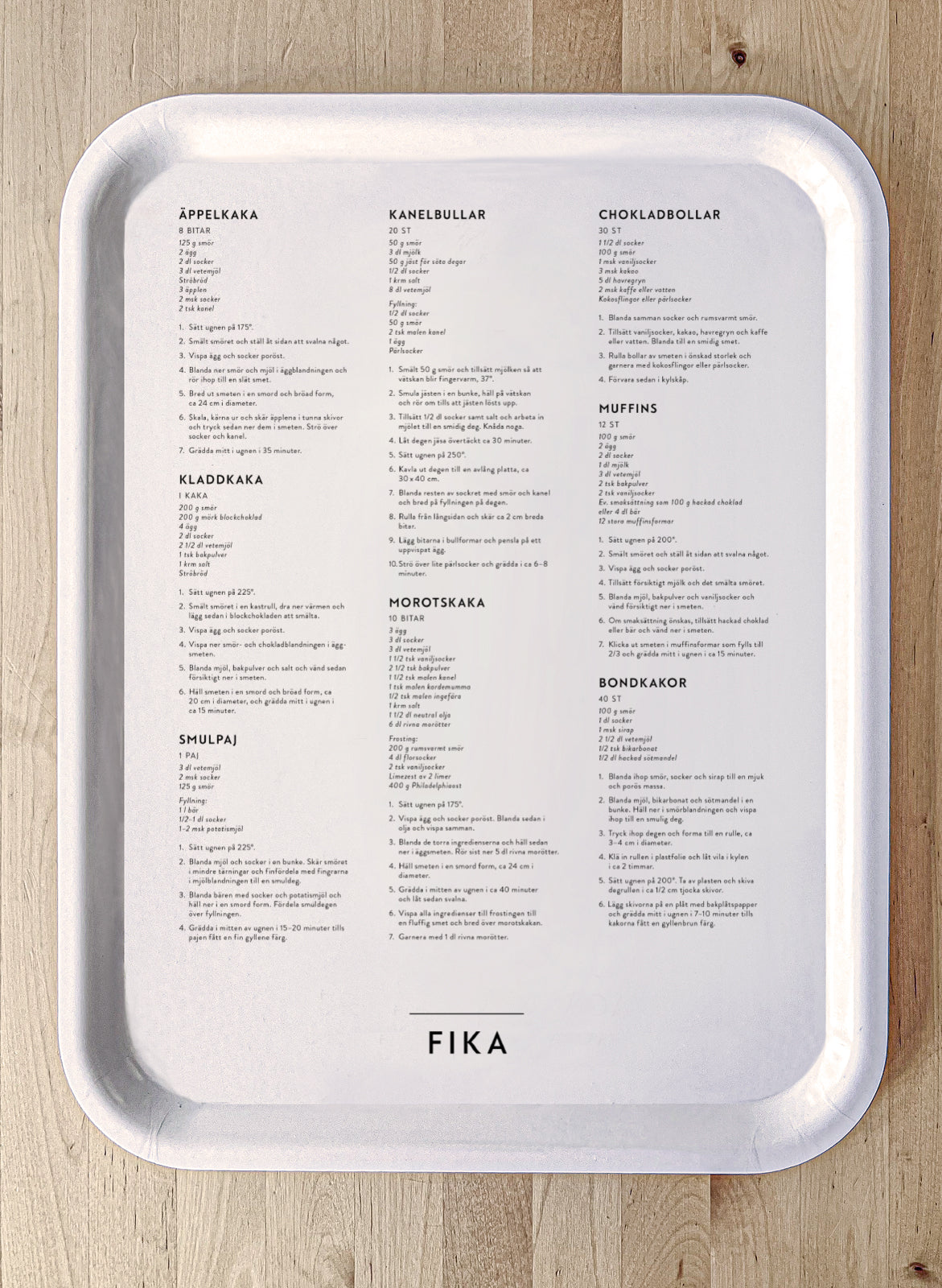 Tray Fika - In Swedish