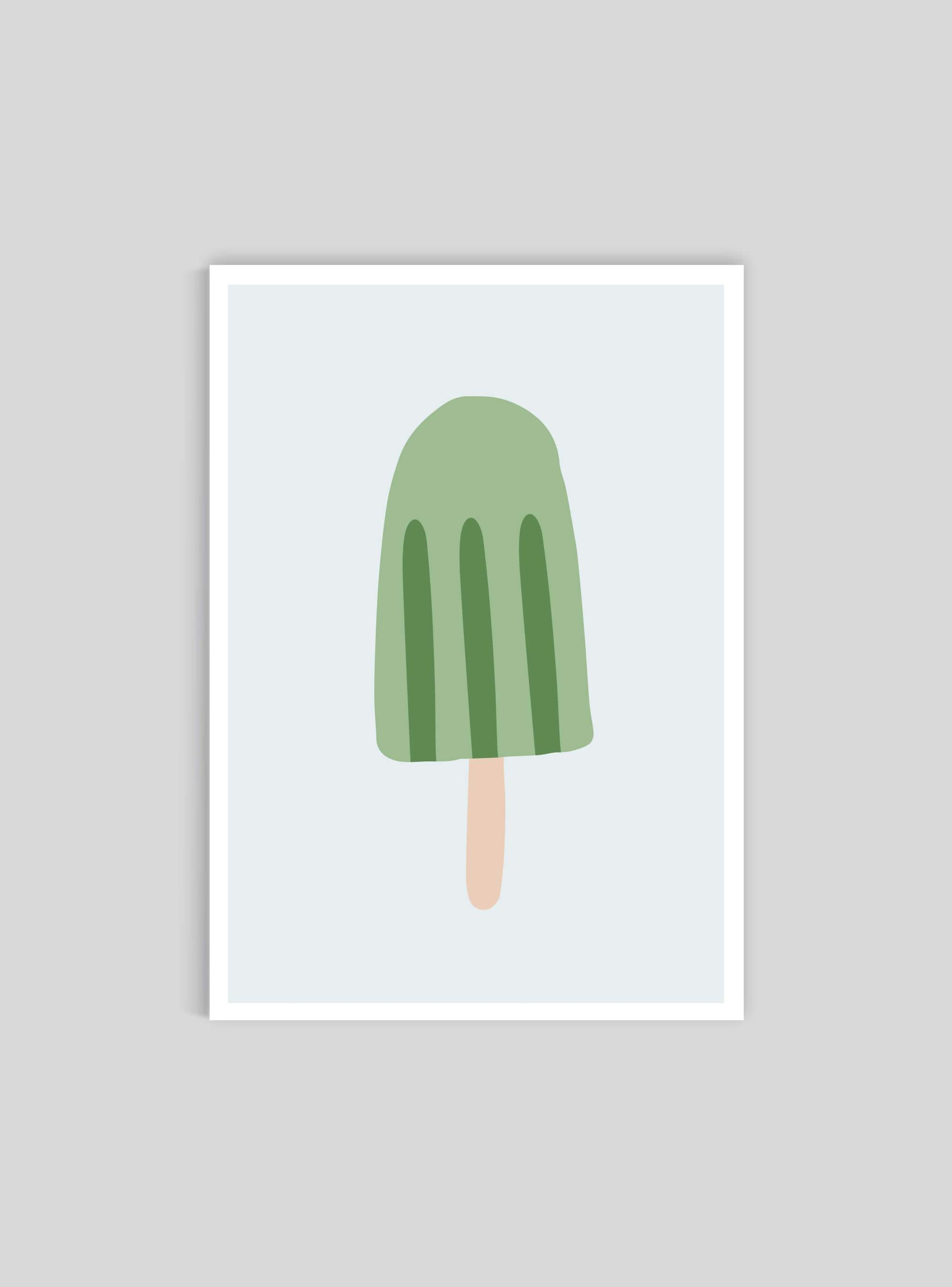 Färgen Grön - Mini print A5 - Kunskapstavlan