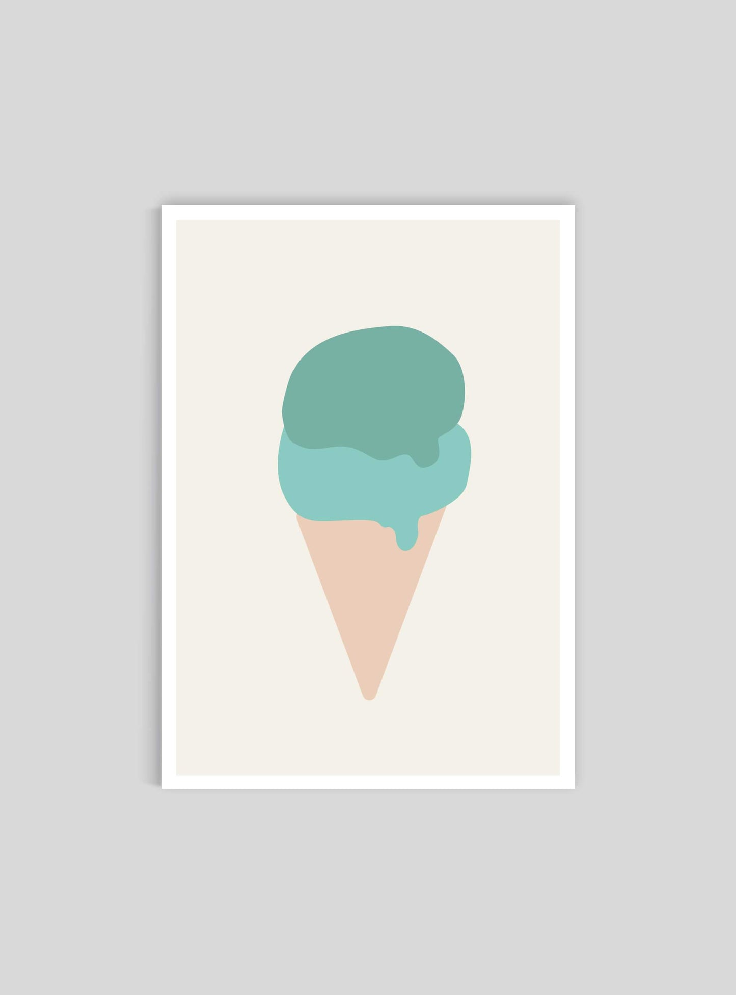 Färgen turkos - Mini print A5 - Kunskapstavlan