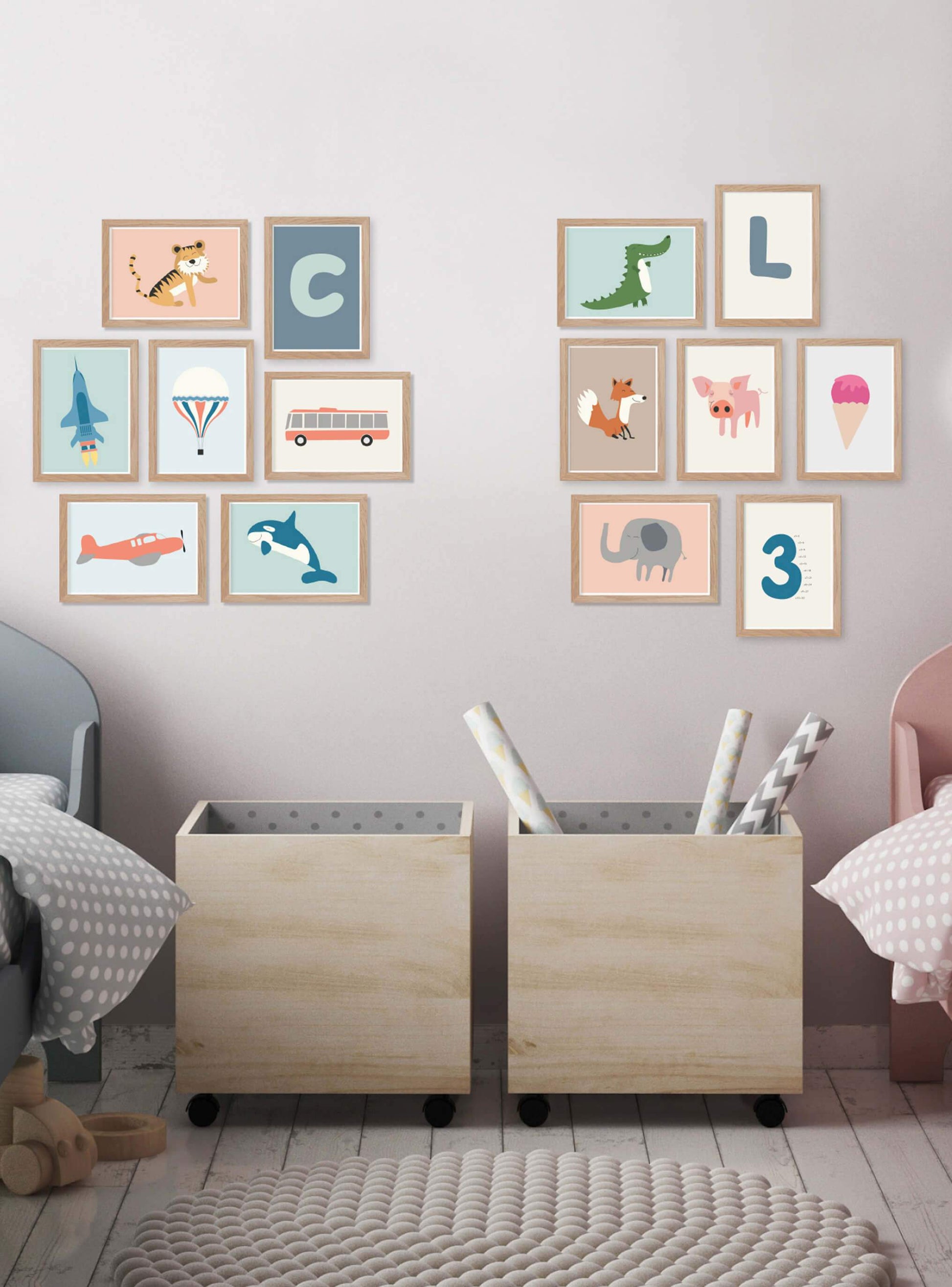 Raket - Mini print A5 - Kunskapstavlan