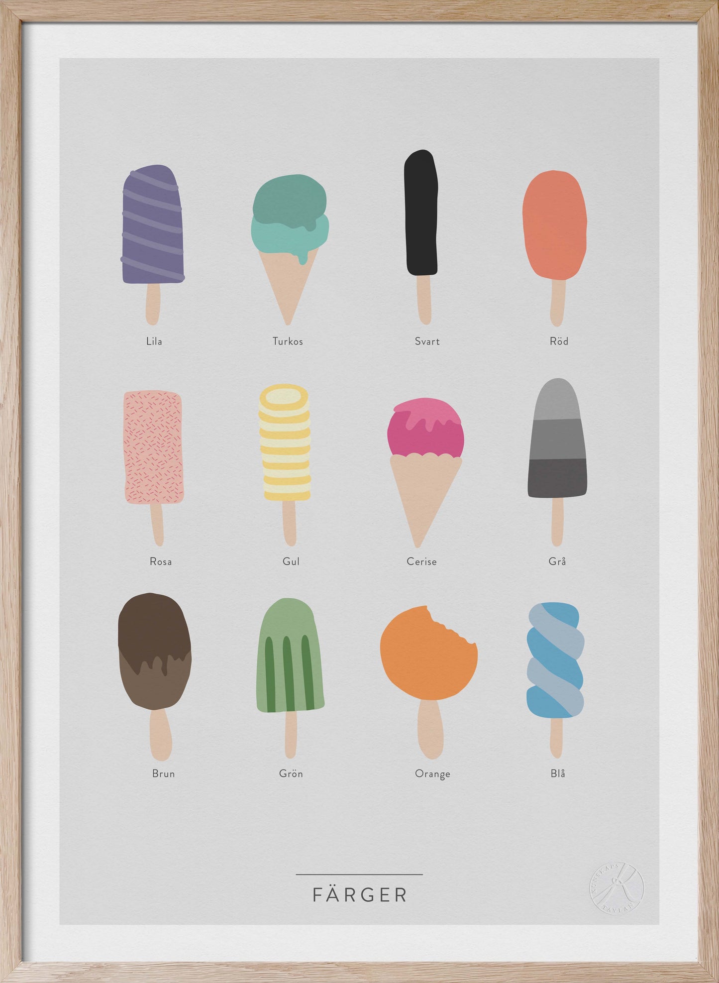 Färger - Colours in Swedish