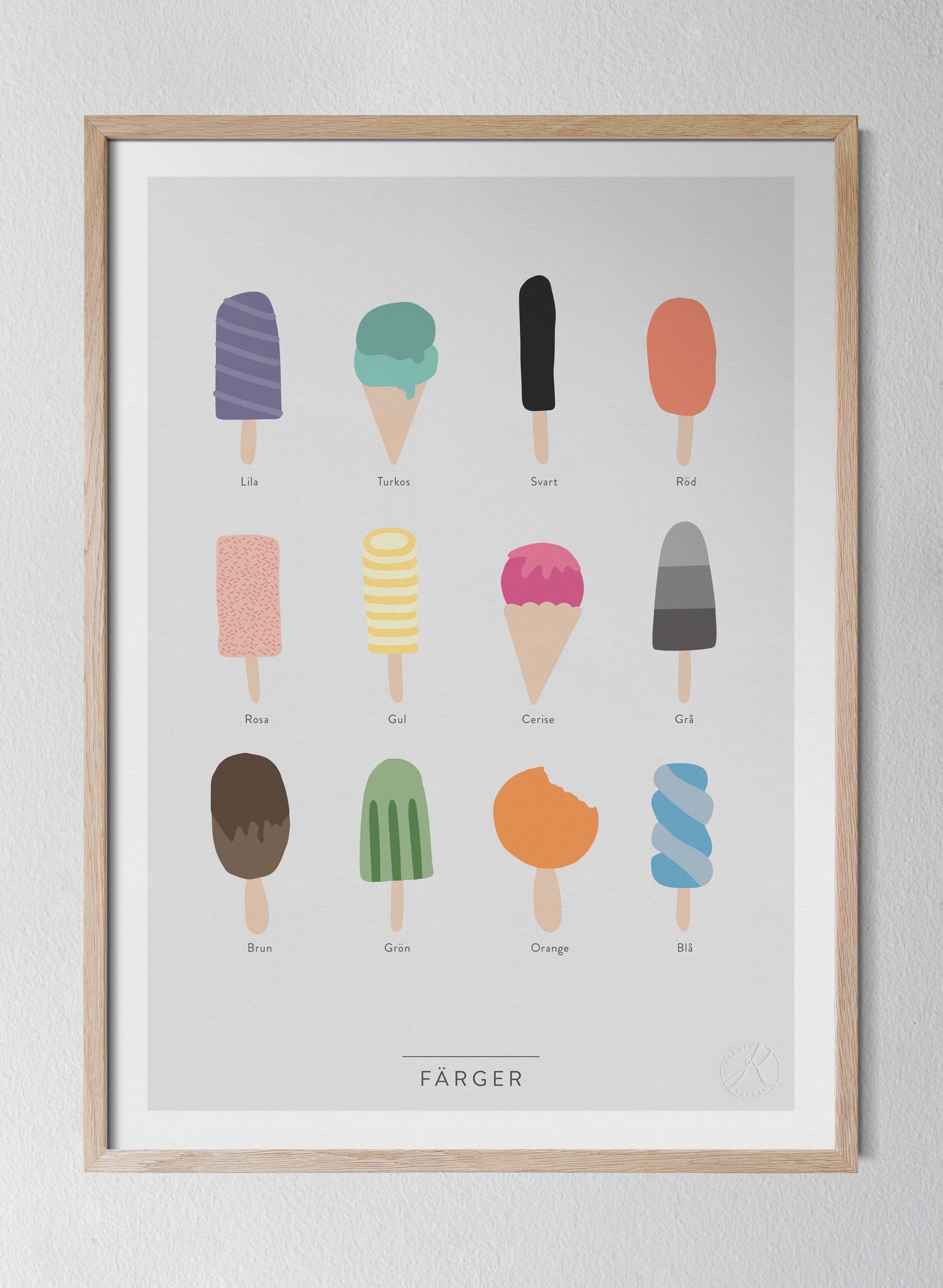 Färger - Colours in Swedish