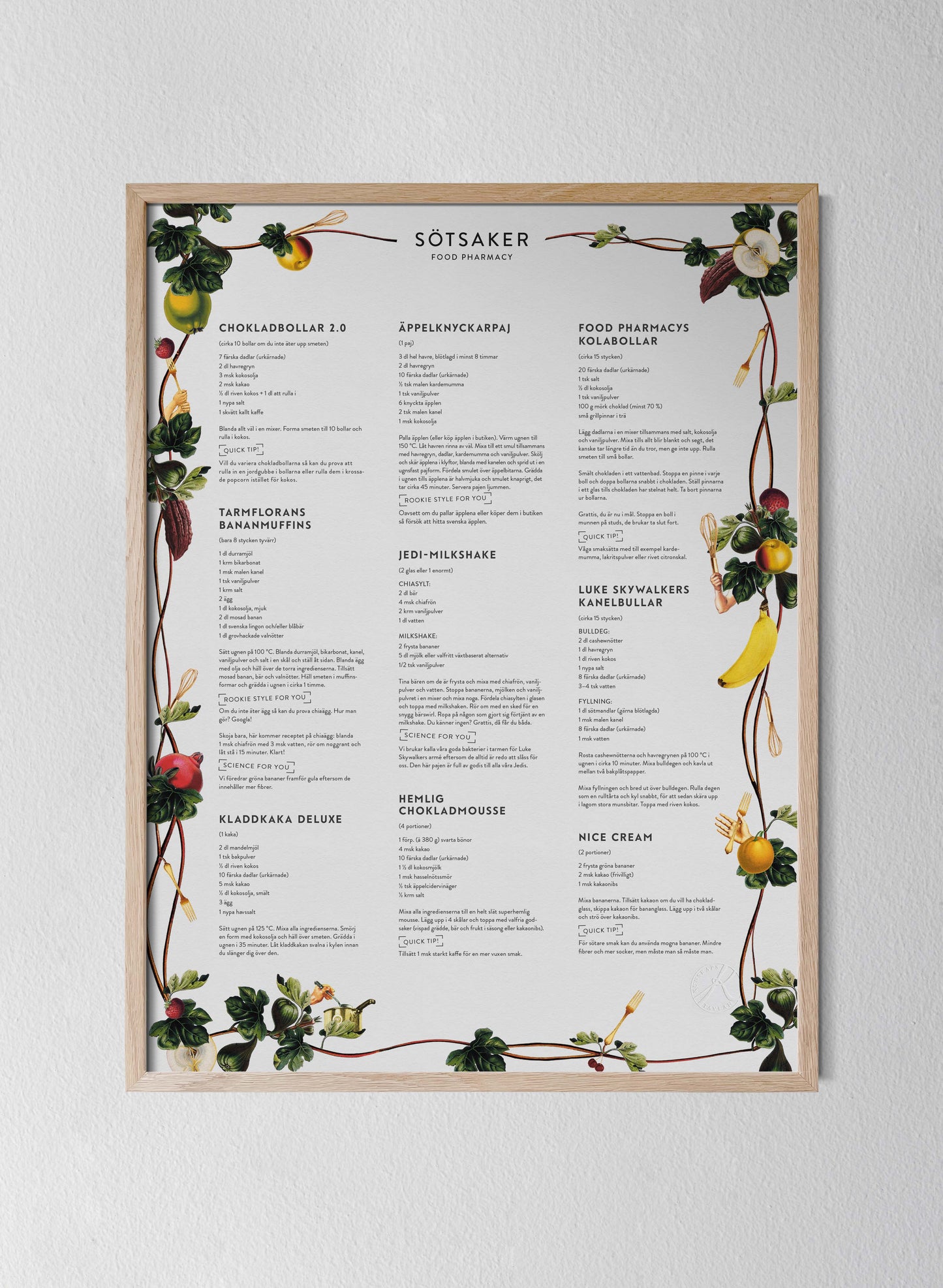 Sötsaker - Food Pharmacy Dessert Recipes in Swedish