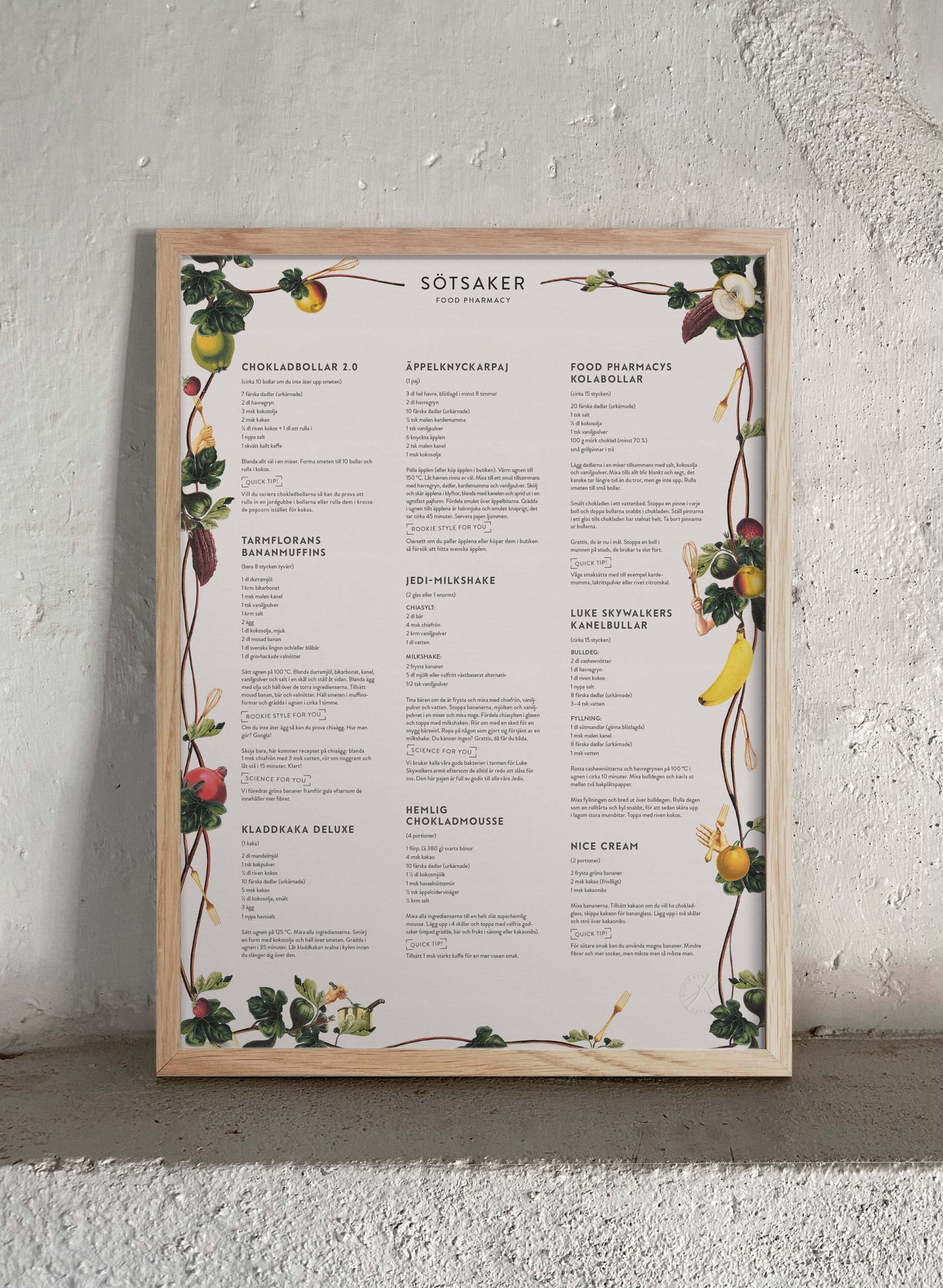Sötsaker - Food Pharmacy Dessert Recipes in Swedish