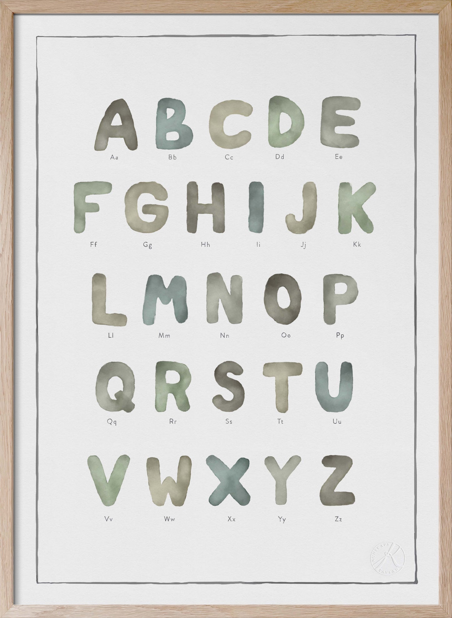 The Alphabet - Watercolour