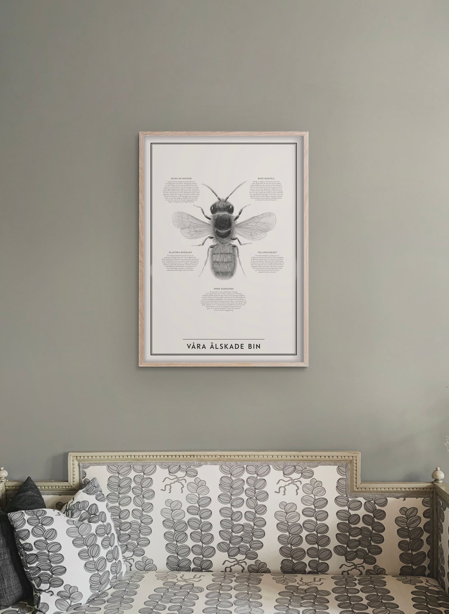 Våra älskade bin - Our Beloved Bees in Swedish