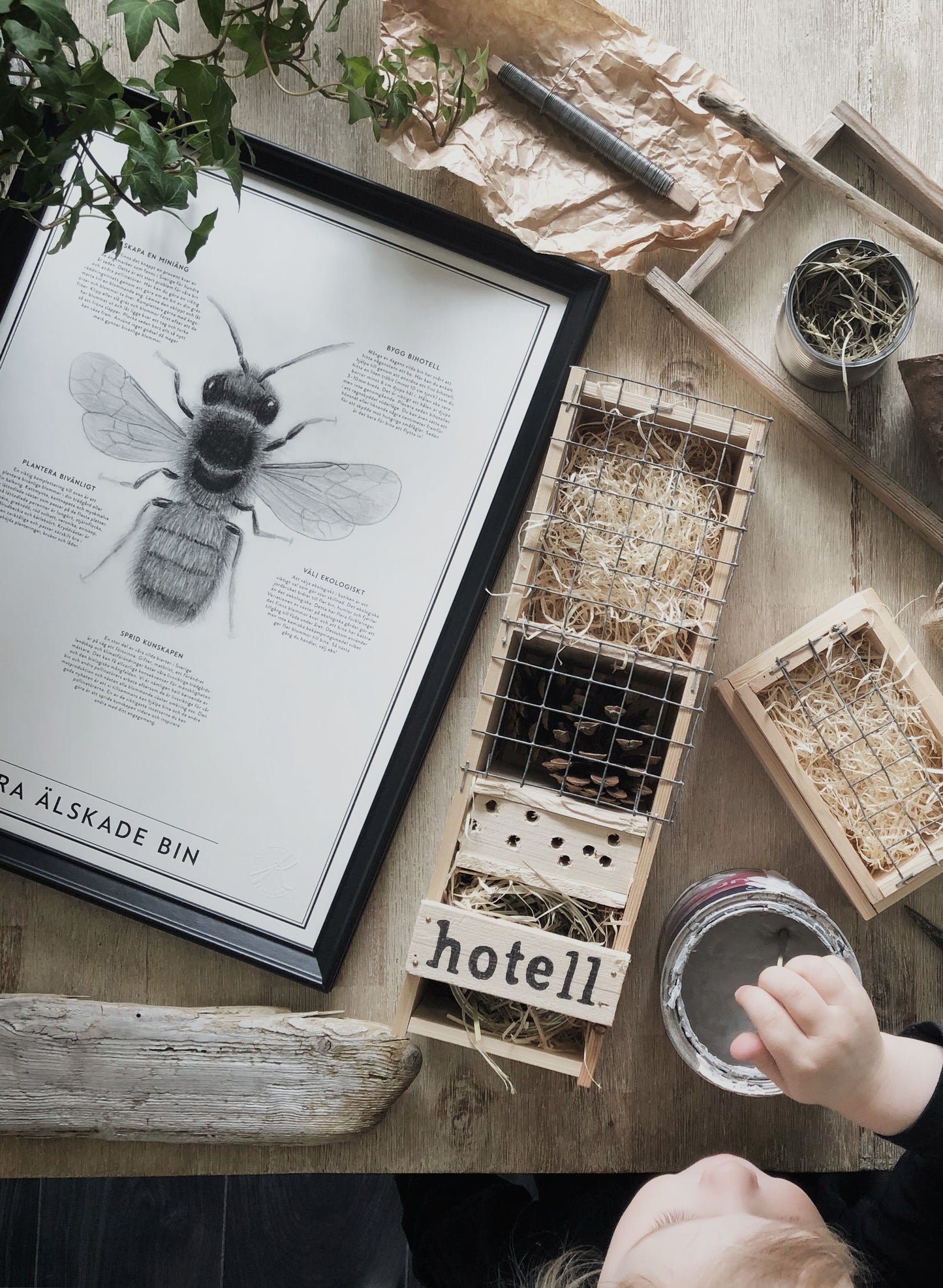 Våra älskade bin - Our Beloved Bees in Swedish