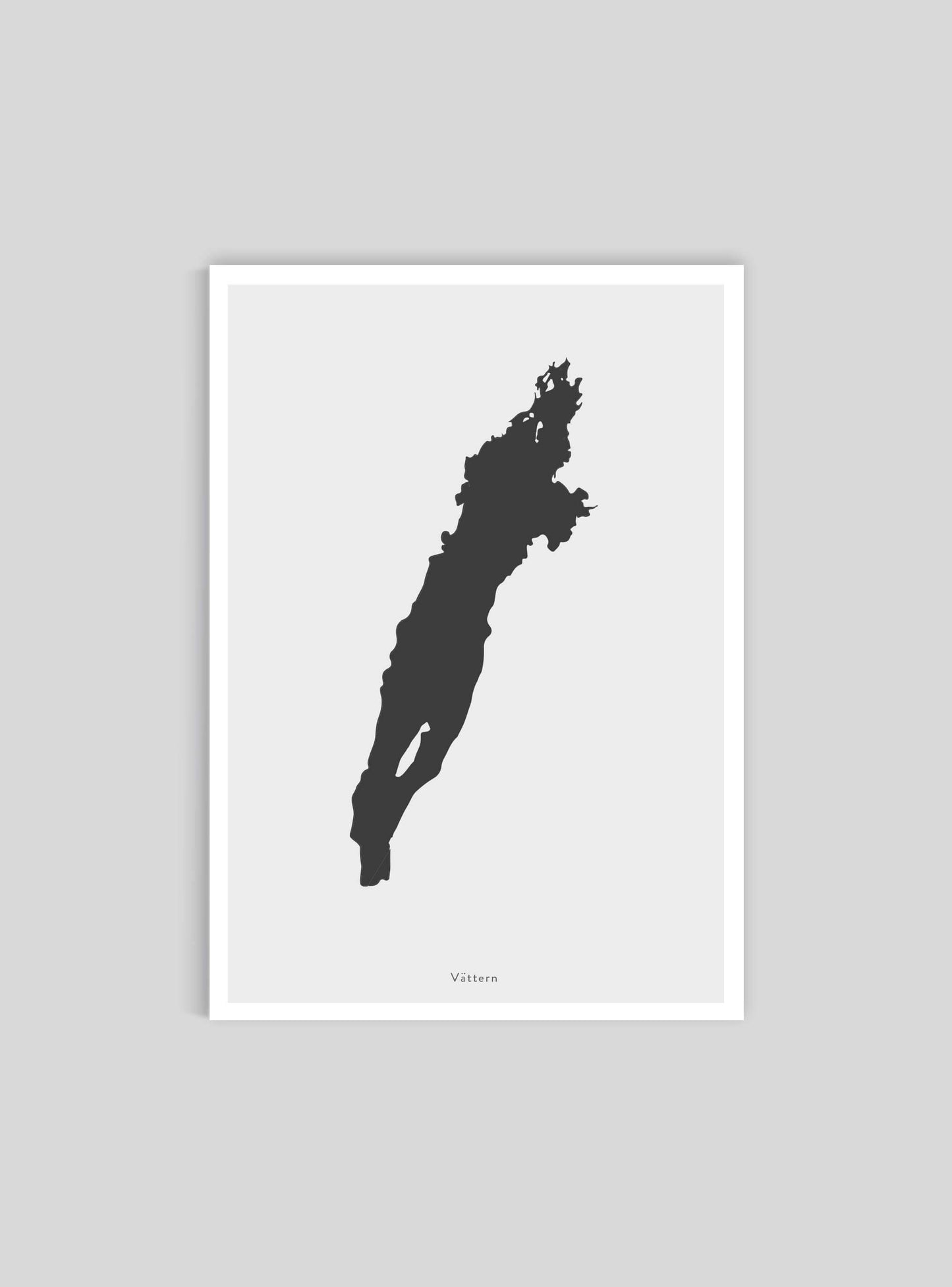 Vättern - Mini print A5 - Kunskapstavlan