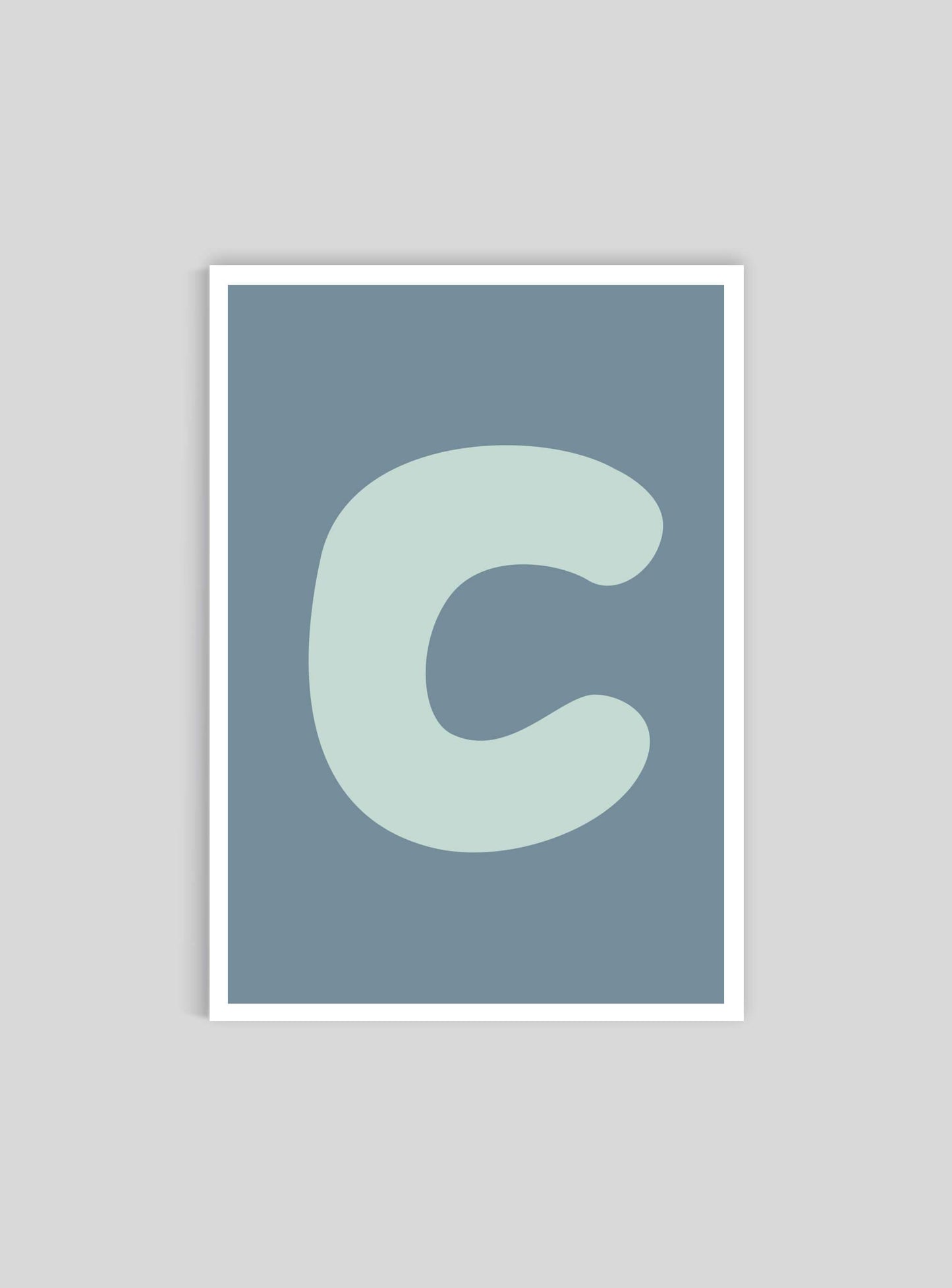 Bokstaven C - Mini print A5 - Kunskapstavlan