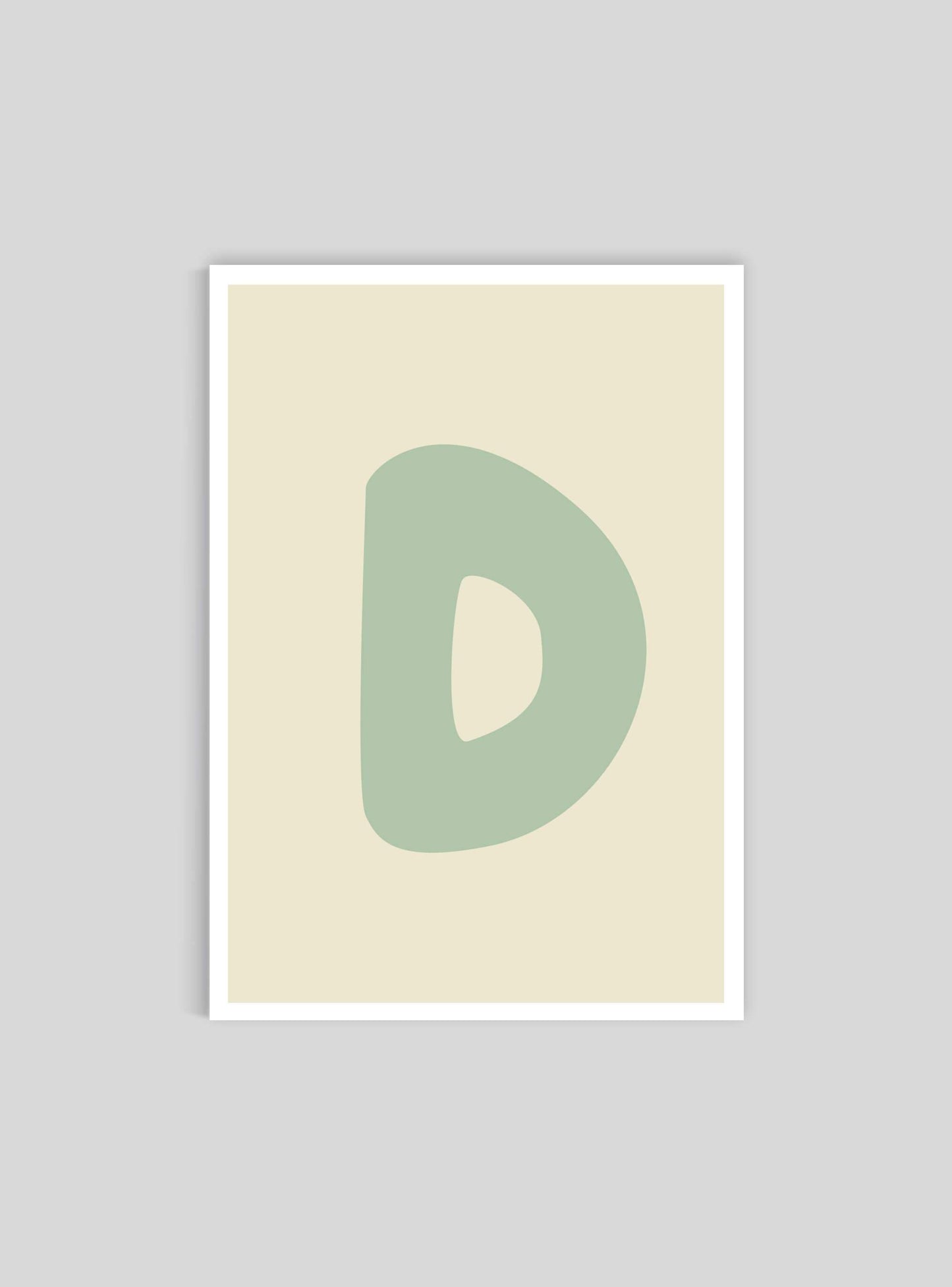 Bokstaven D - Mini print A5 - Kunskapstavlan