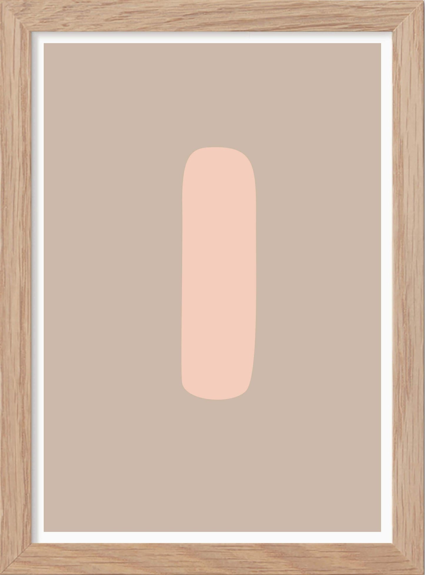 Bokstaven I - Mini print A5 - Kunskapstavlan
