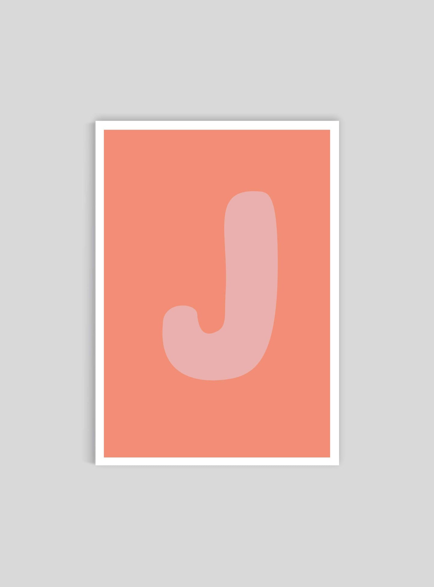 Bokstaven J - Mini print A5 - Kunskapstavlan