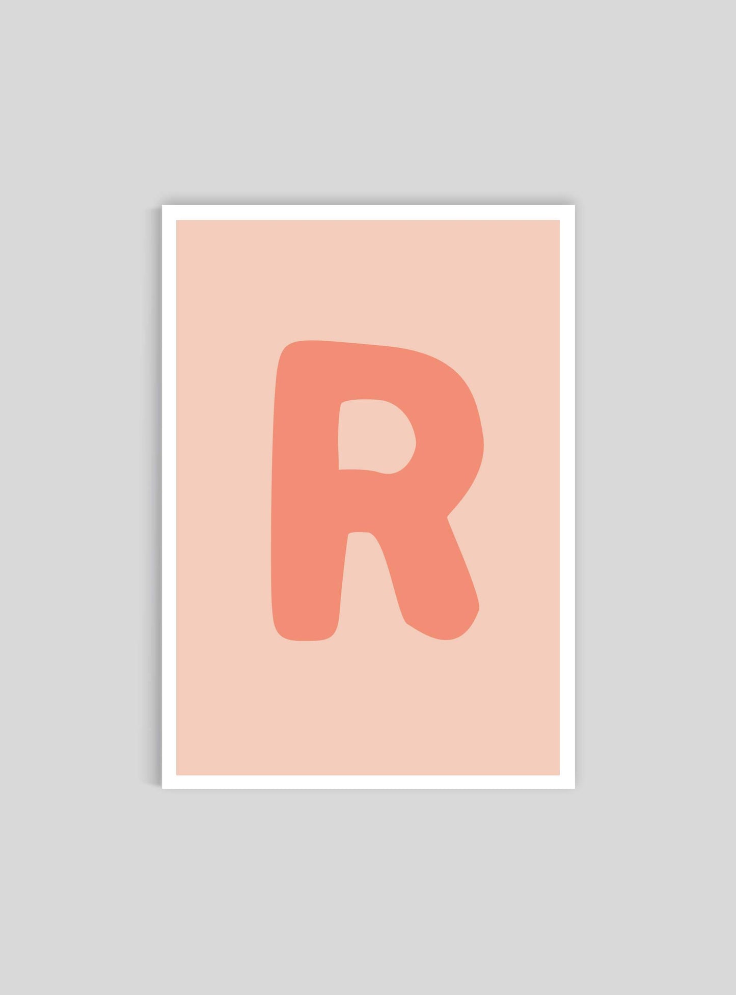 Bokstaven R - Mini print A5 - Kunskapstavlan