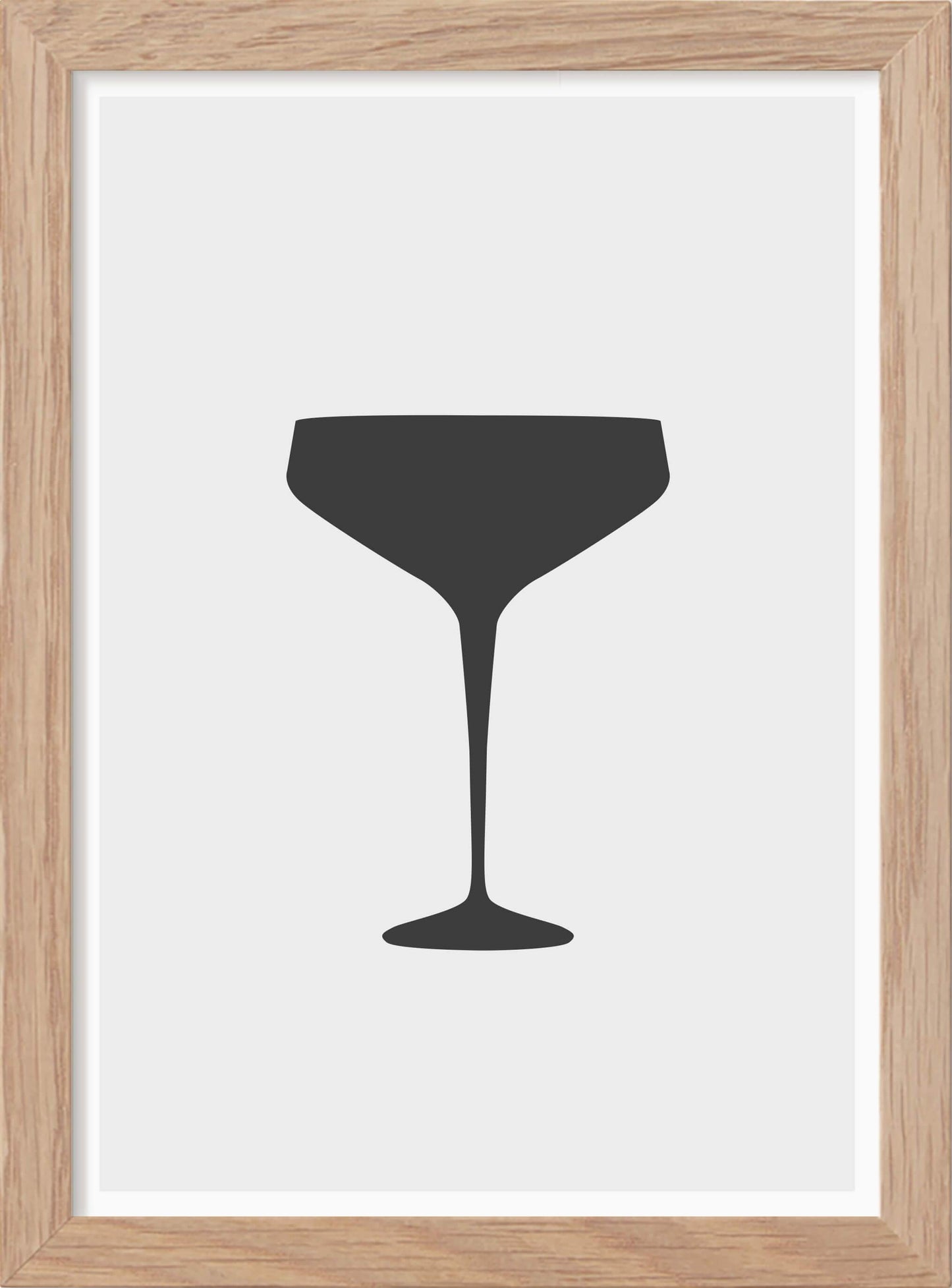 Champagnekupa - Mini print A5 - Kunskapstavlan
