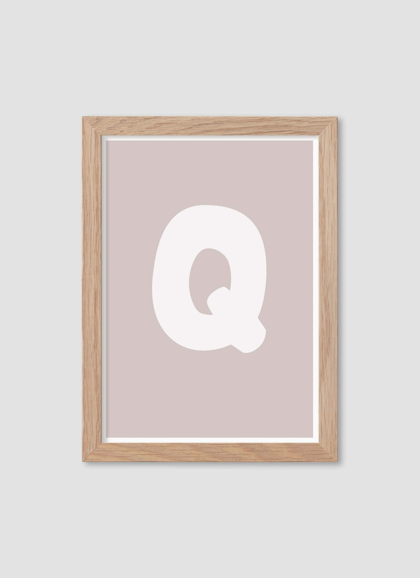 Bokstaven Q - Mini print A5 - Kunskapstavlan
