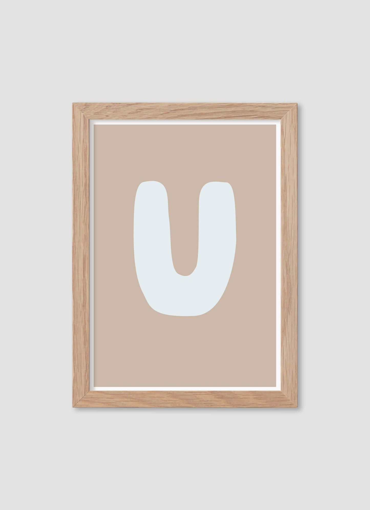 Bokstaven U - Mini print A5 - Kunskapstavlan