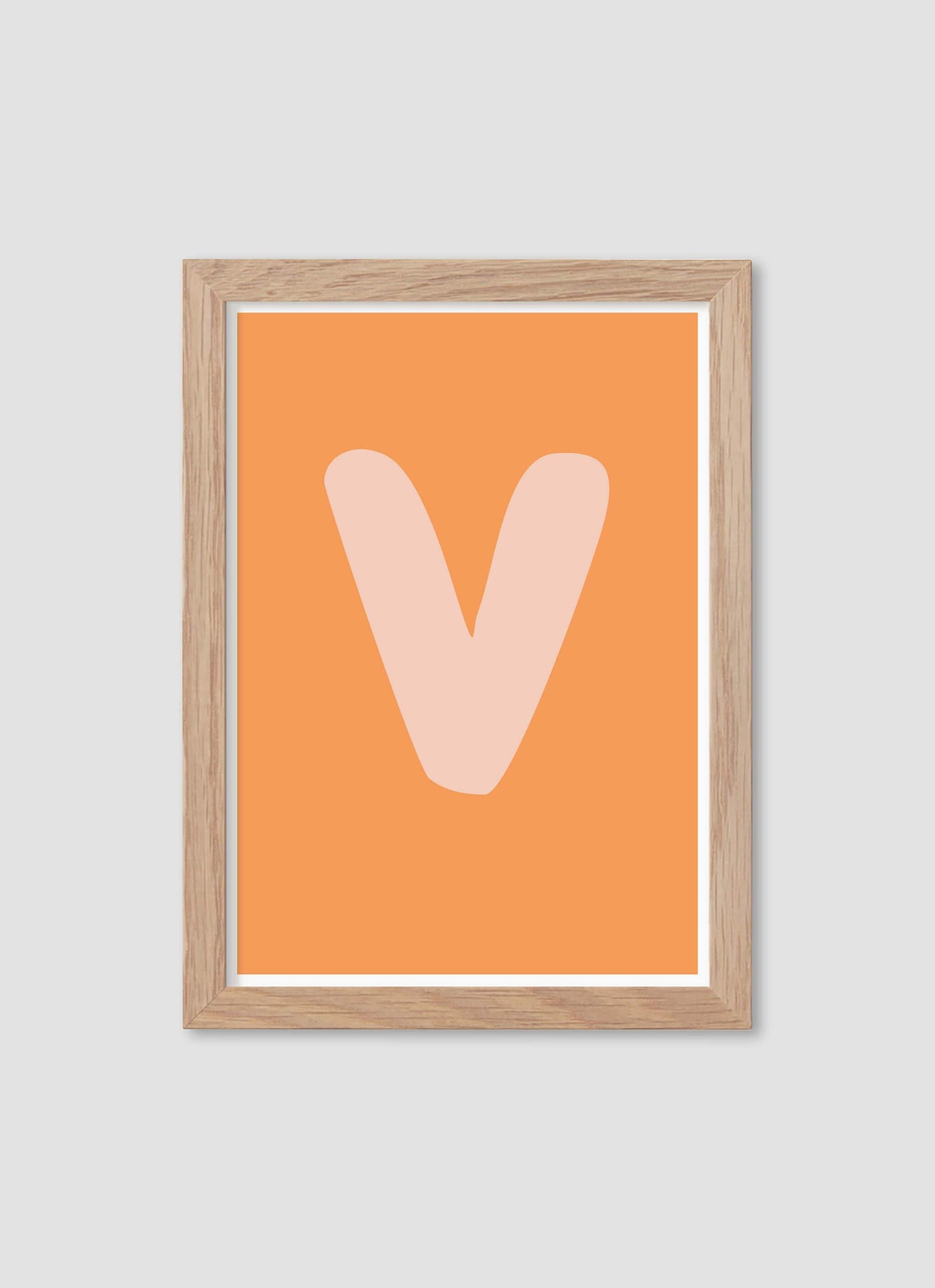 Bokstaven V - Mini print A5 - Kunskapstavlan