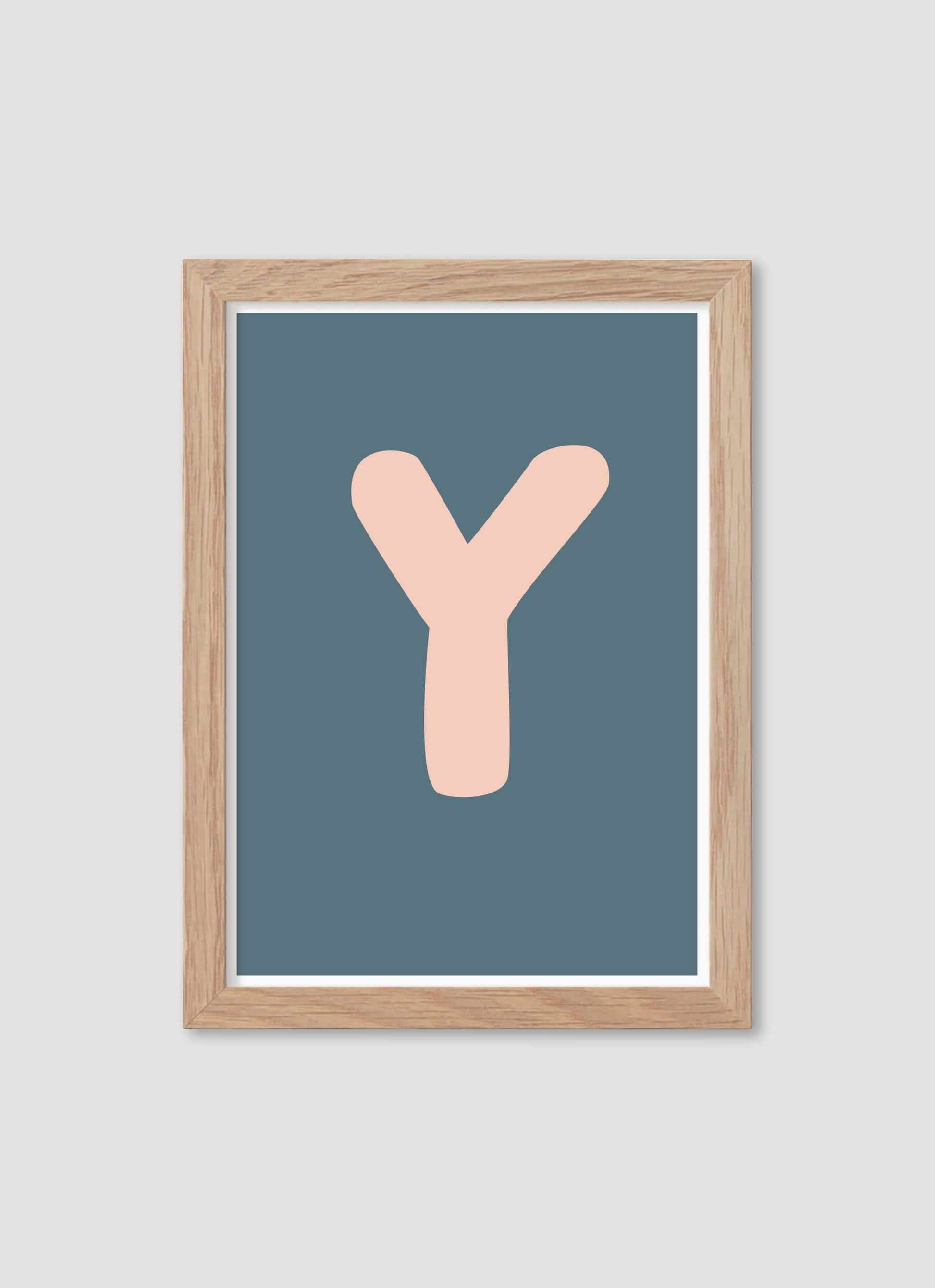 Bokstaven Y - Mini print A5 - Kunskapstavlan
