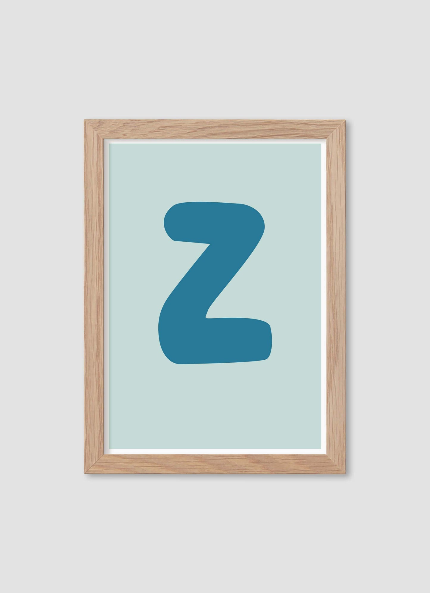 Bokstaven Z - Mini print A5 - Kunskapstavlan